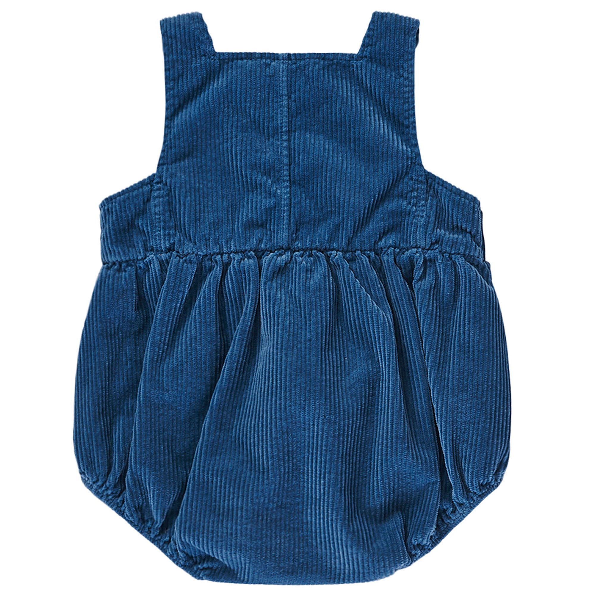 Baby Blue Cotton Woven Bodysuit - CÉMAROSE | Children's Fashion Store - 2