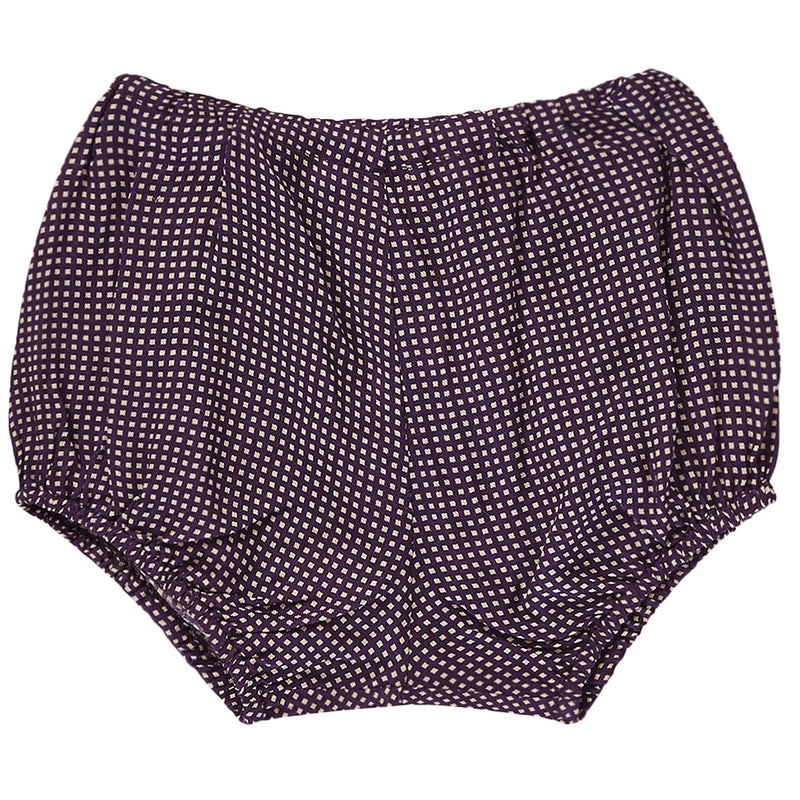 Baby Deep Purple Woven Bloomer - CÉMAROSE | Children's Fashion Store - 1