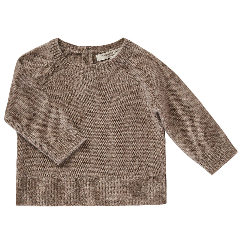 Baby Boys Grey Knitted Wool Sweater - CÉMAROSE | Children's Fashion Store - 1