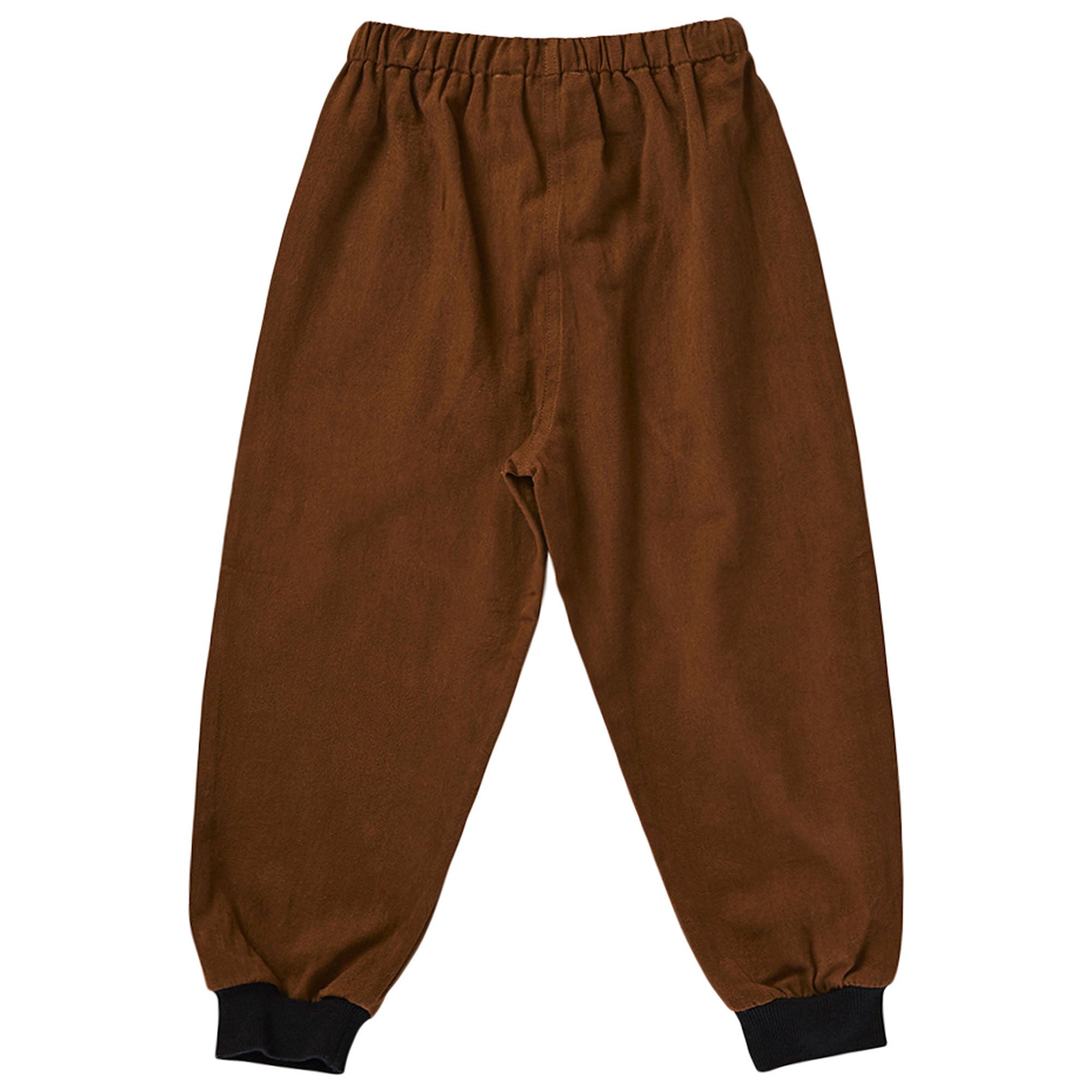 Boys & Girls Brown Cotton Woven Trousers - CÉMAROSE | Children's Fashion Store - 2
