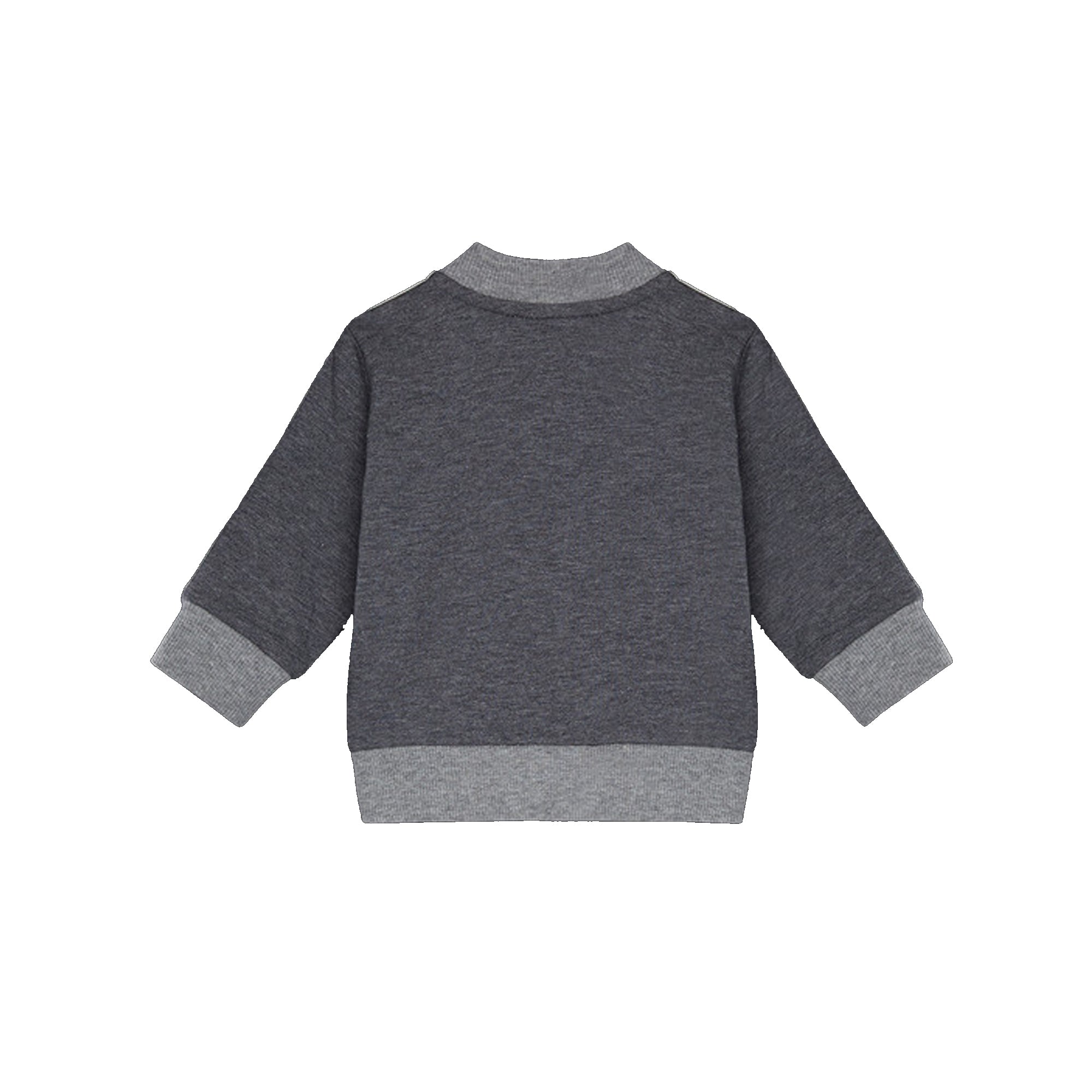 Baby Boys Grey Cotton Cardigan