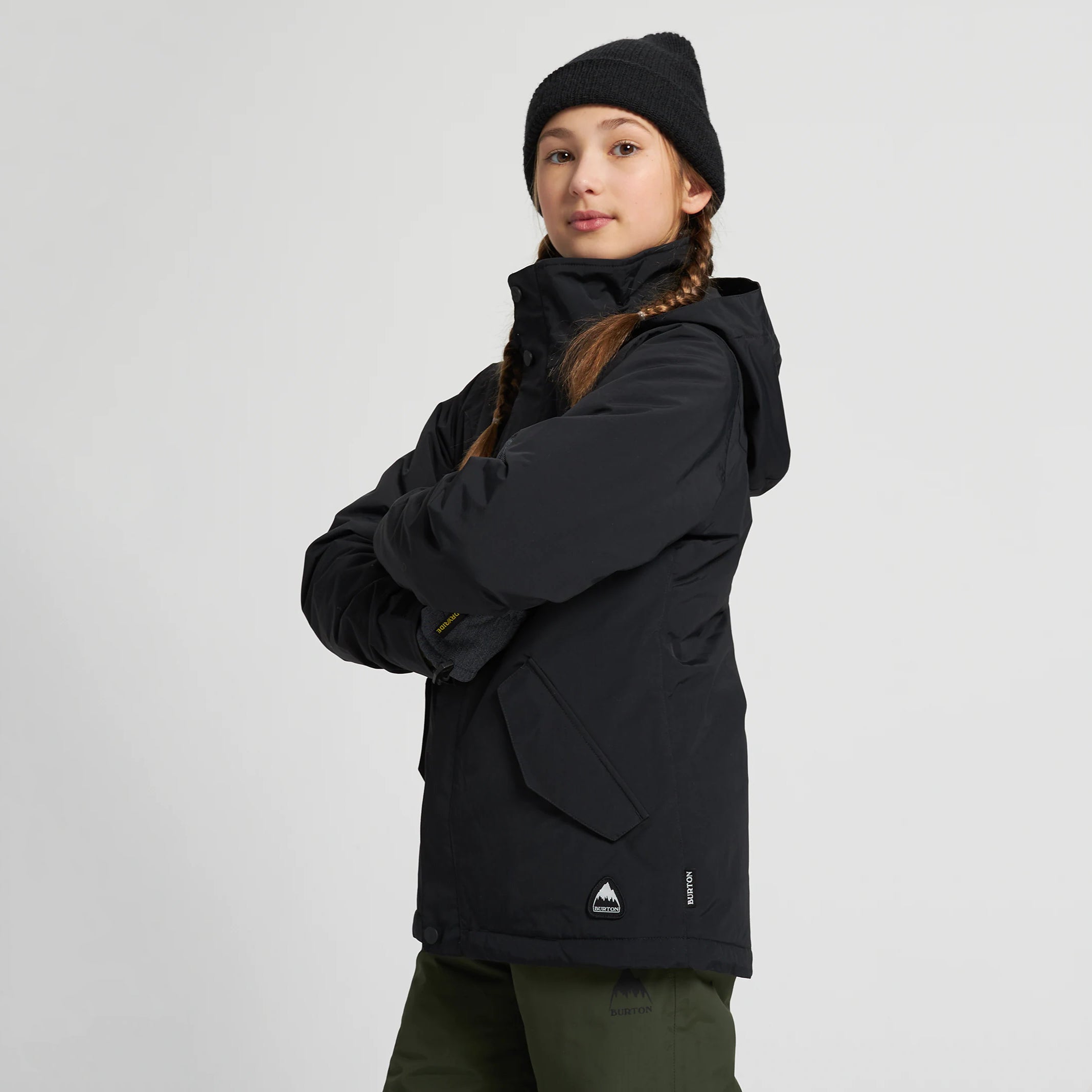 Boys & Girls Black Snow Jacket