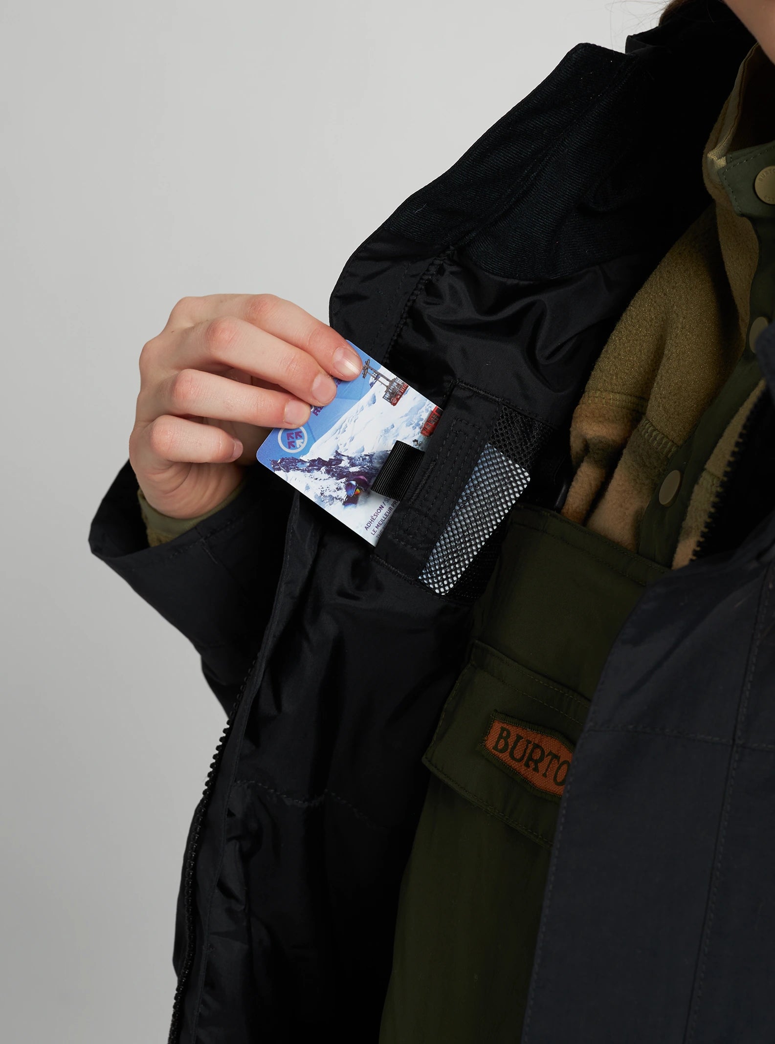 Boys & Girls Black Snow Jacket