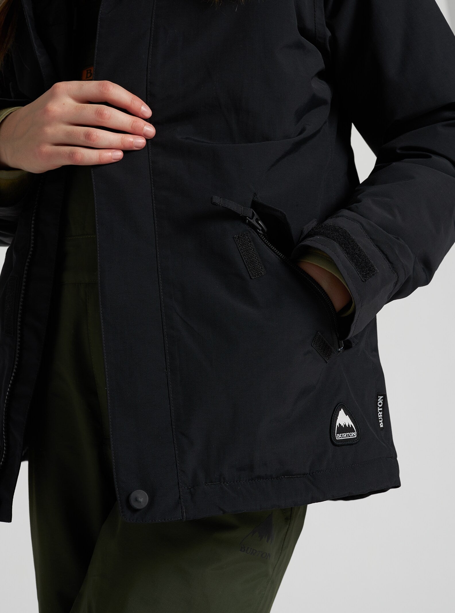 Boys & Girls Black Snow Jacket