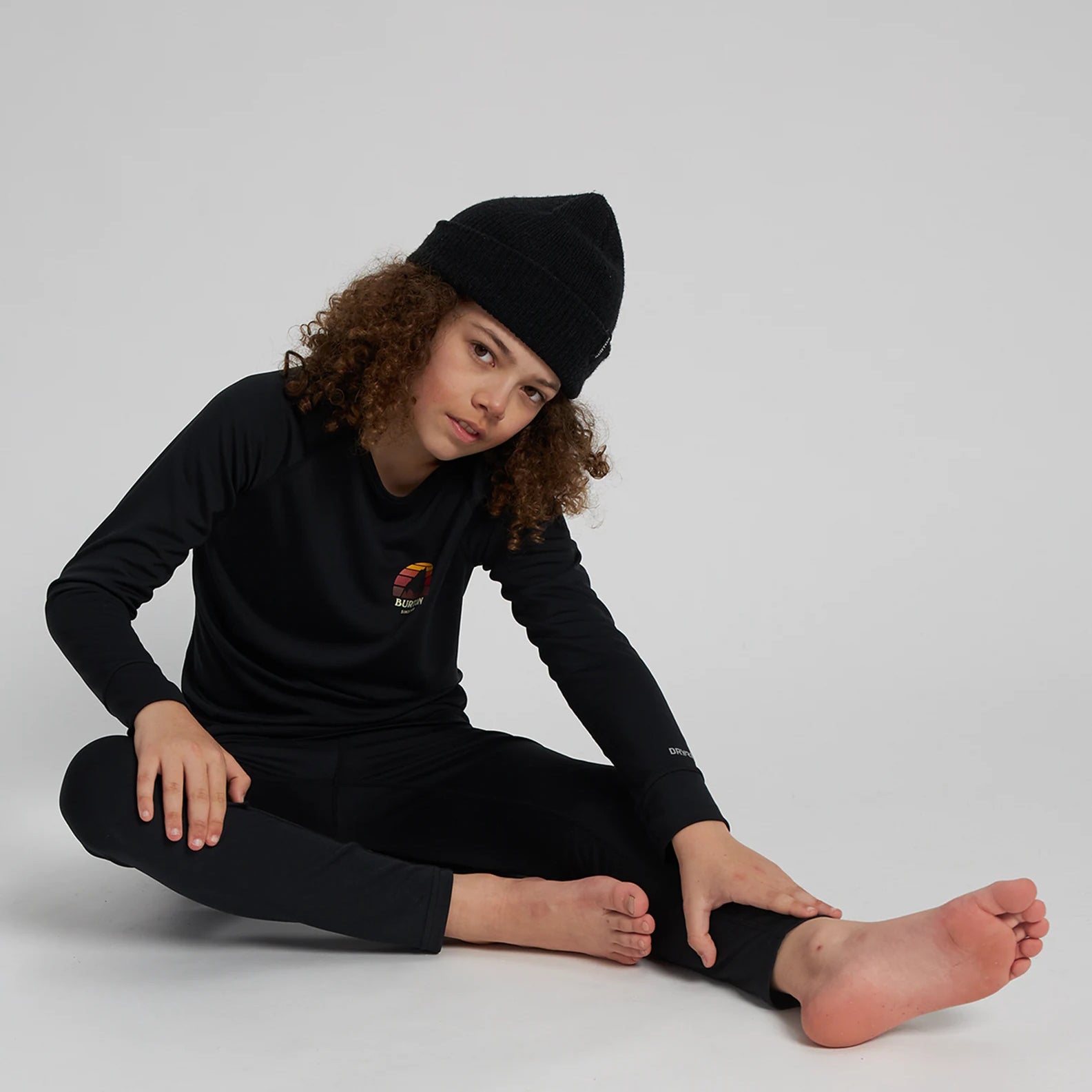 Boys & Girls Black Snow Set