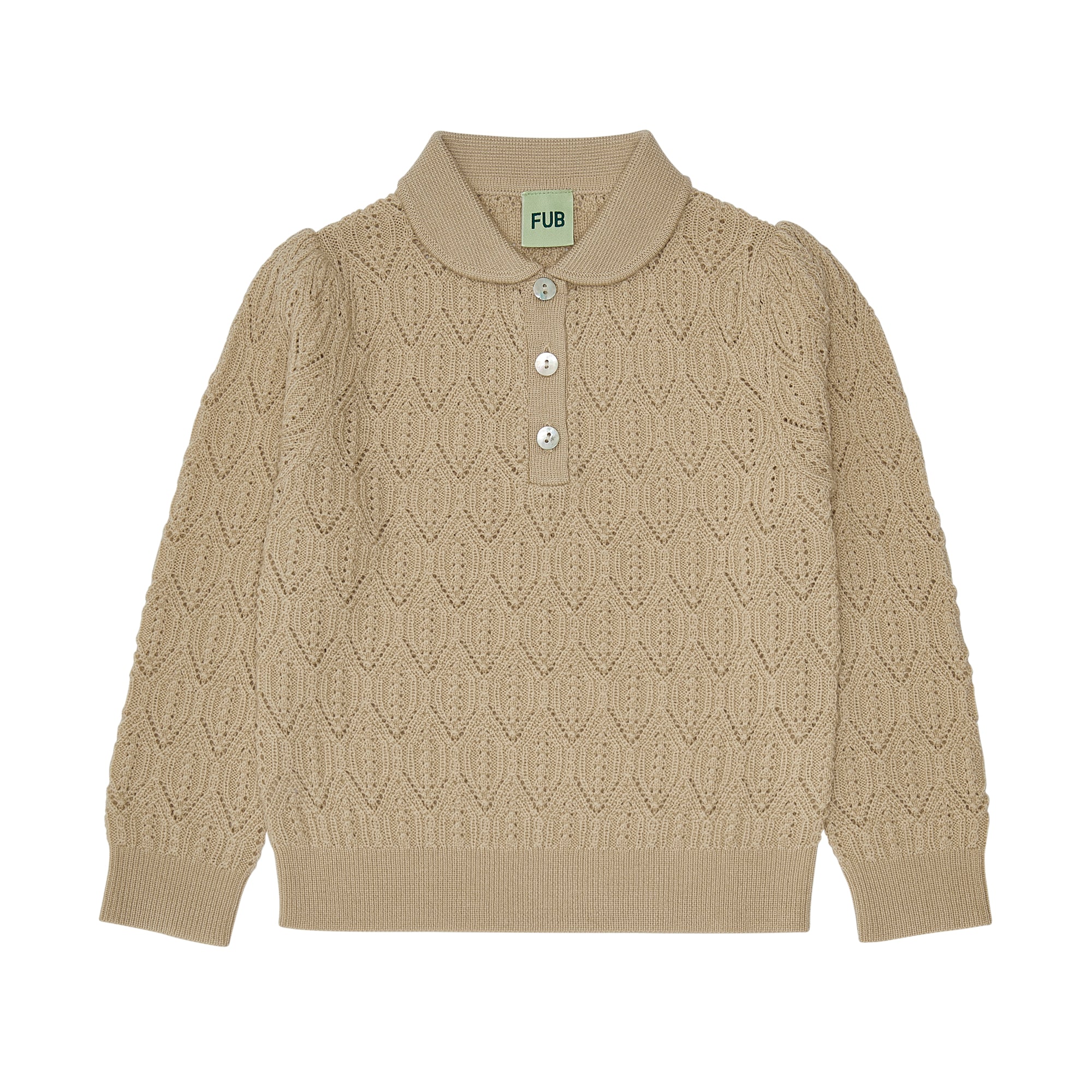 Boys & Girls Beige Wool Sweater