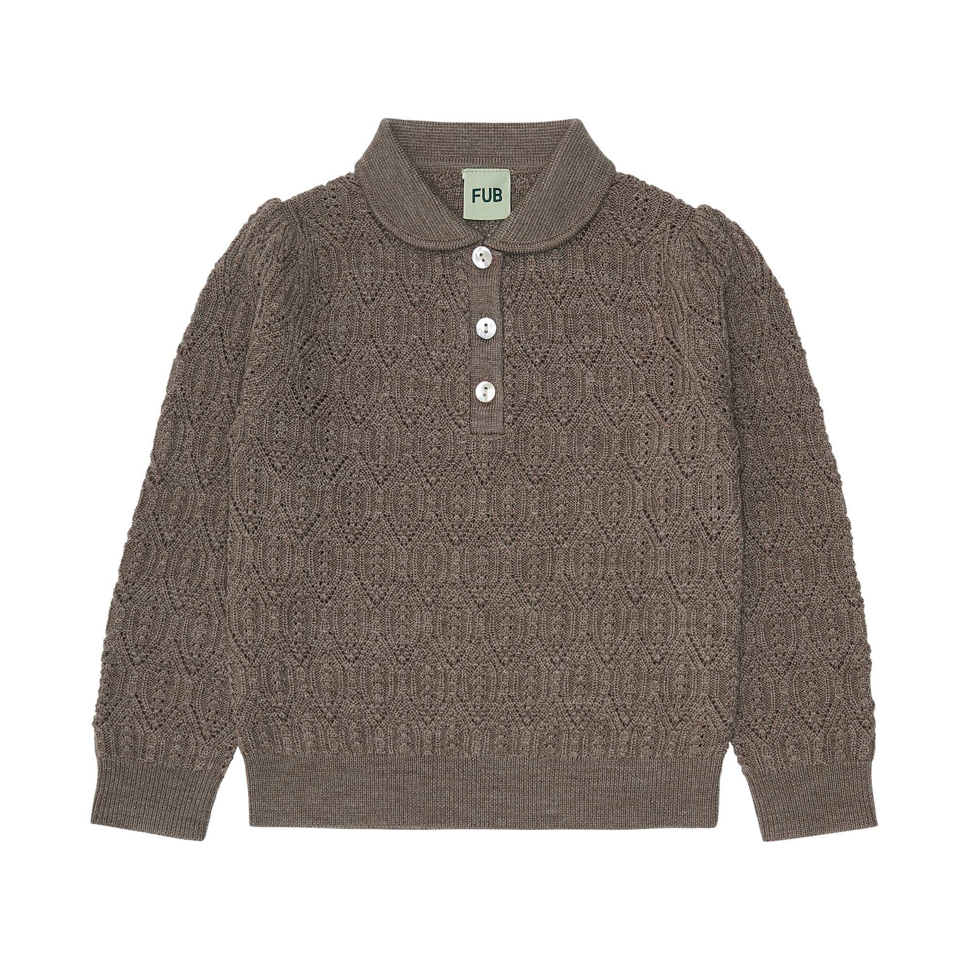 Boys & Girls Beige Wool Sweater