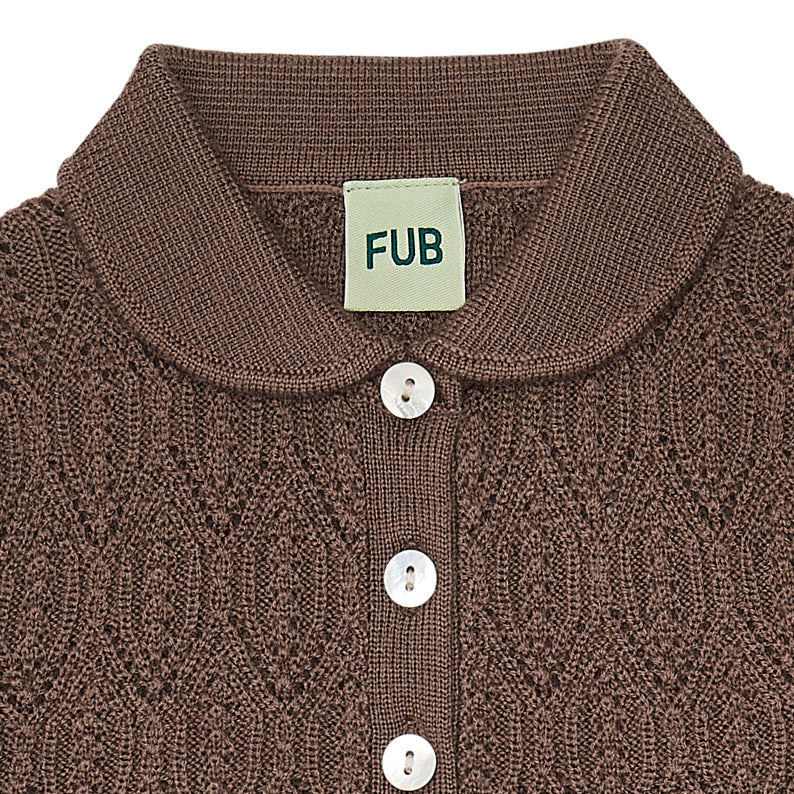 Boys & Girls Brown Wool Sweater