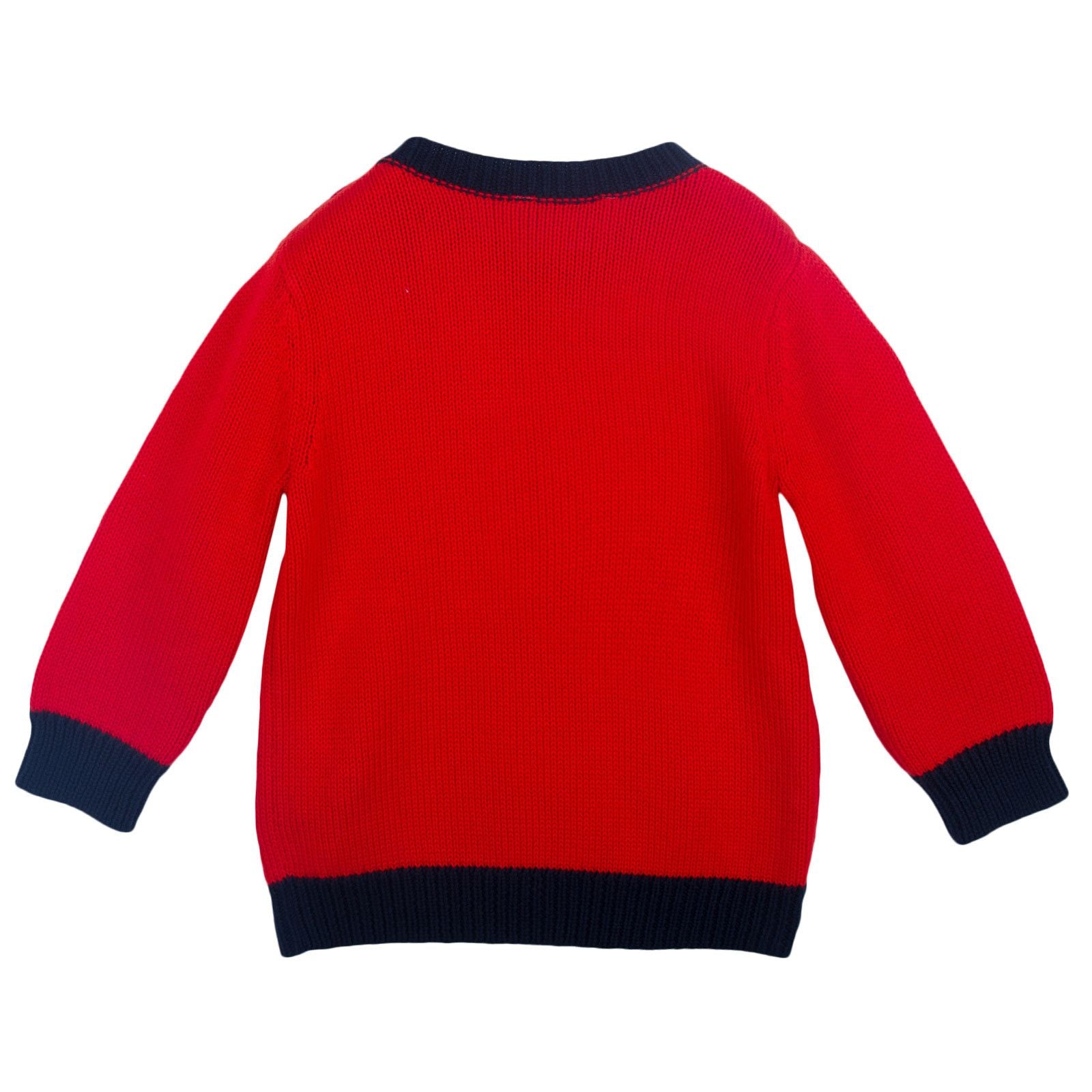 Boys Red 'Mr Marc' Spaceman Knitted Sweater - CÉMAROSE | Children's Fashion Store - 2