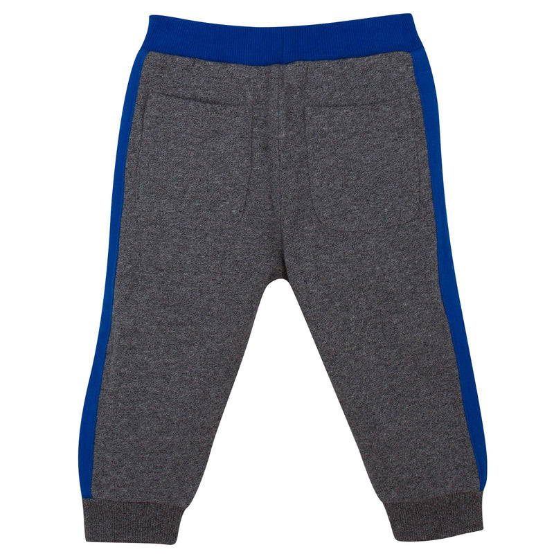 Baby Boys Blue&Grey Hooded Tracksuit - CÉMAROSE | Children's Fashion Store - 3