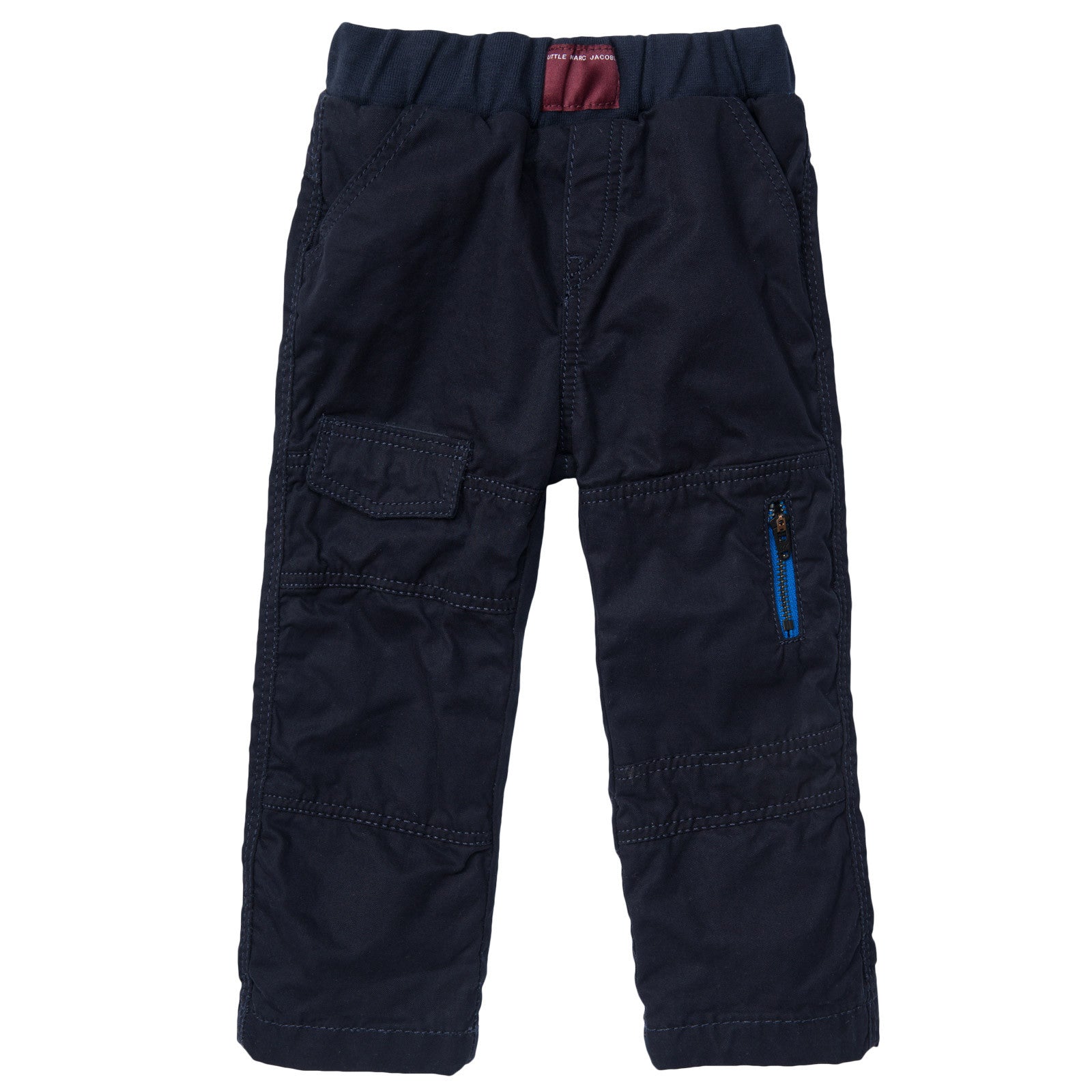 Baby Boys Navy Blue Cargo Trousers - CÉMAROSE | Children's Fashion Store - 1