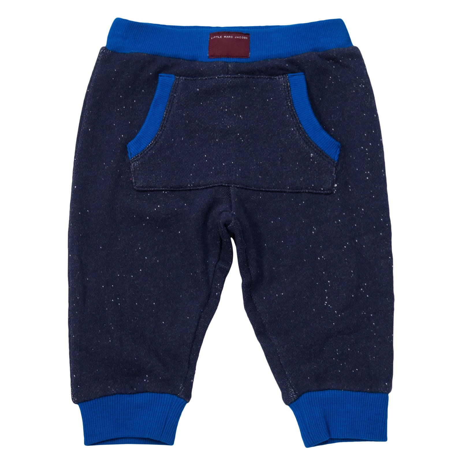 Baby Boys Navy Blue Elastic waisted Trousers - CÉMAROSE | Children's Fashion Store - 1