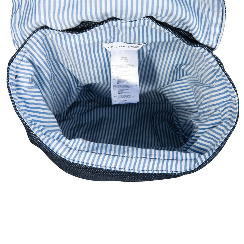 Boys Navy Blue Denim 'Mr Marc' Printed Backpack - CÉMAROSE | Children's Fashion Store - 4