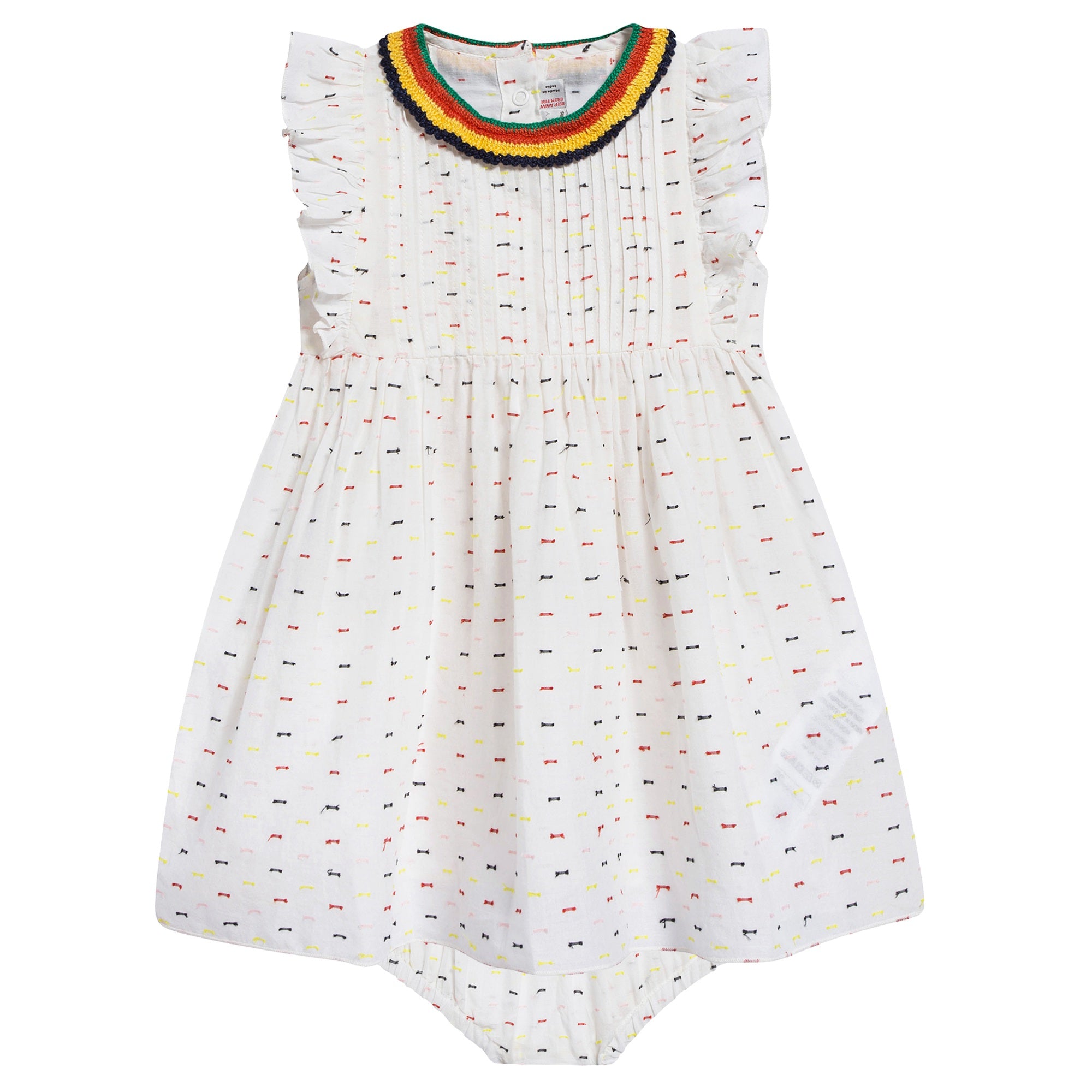 Baby Girls Ivory "Apricot" Dress
