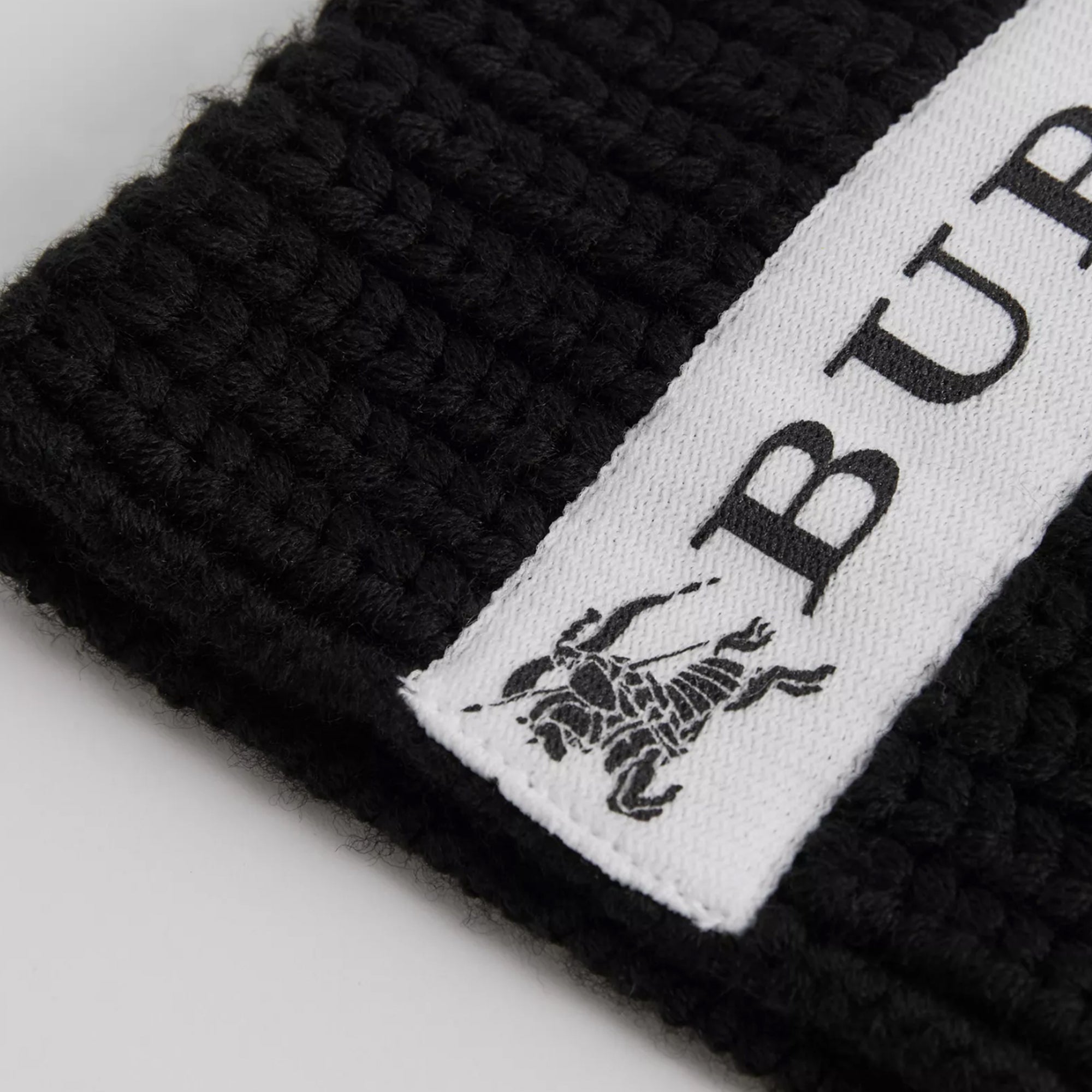 Girls & Boys Black Wool Hat