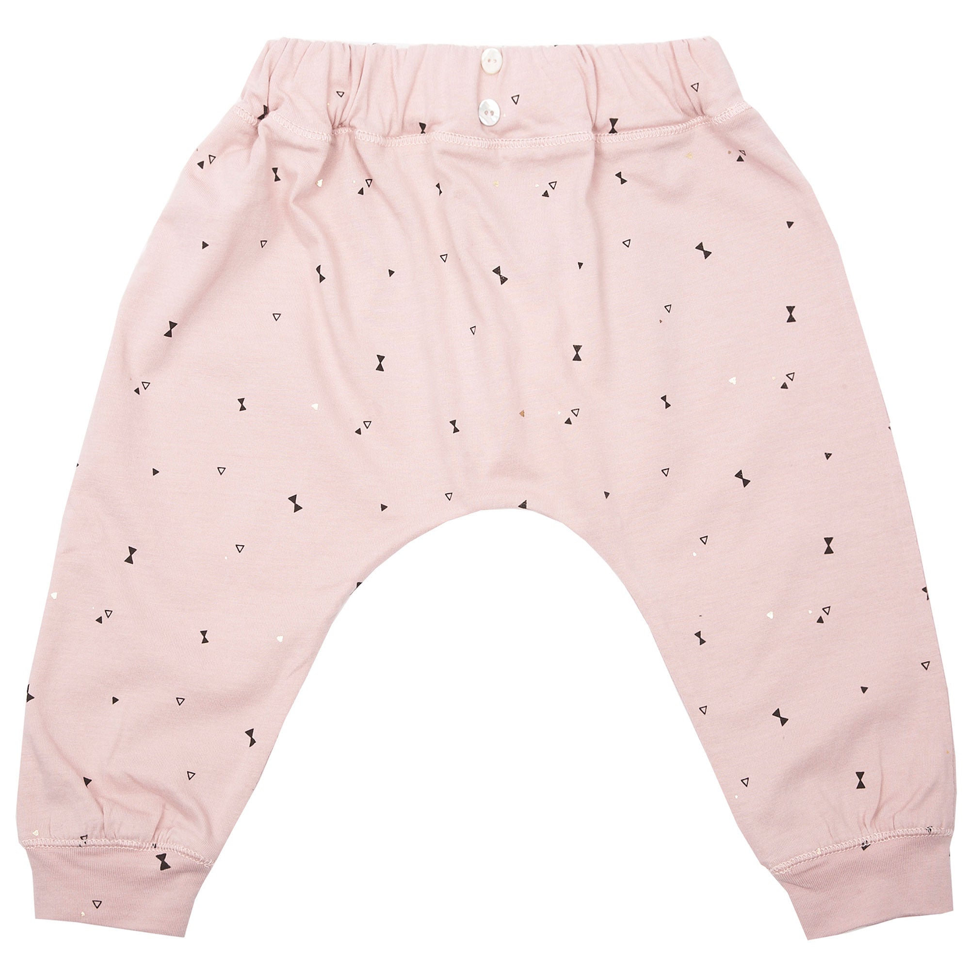 Baby Girls Pink Ribbed Cotton Trousers - CÉMAROSE | Children's Fashion Store
