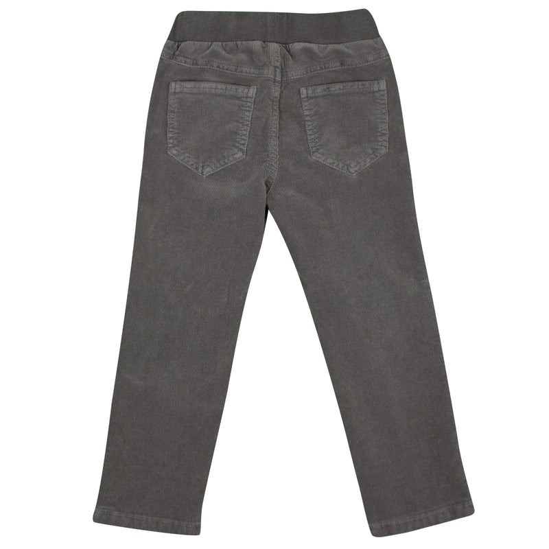 Boys Grey Elastic Waistband Cotton Trousers - CÉMAROSE | Children's Fashion Store - 2