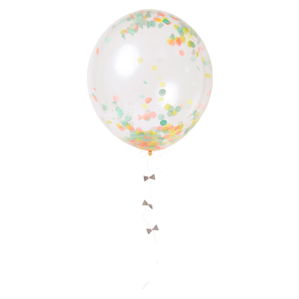 Neon Confetti Balloon Set