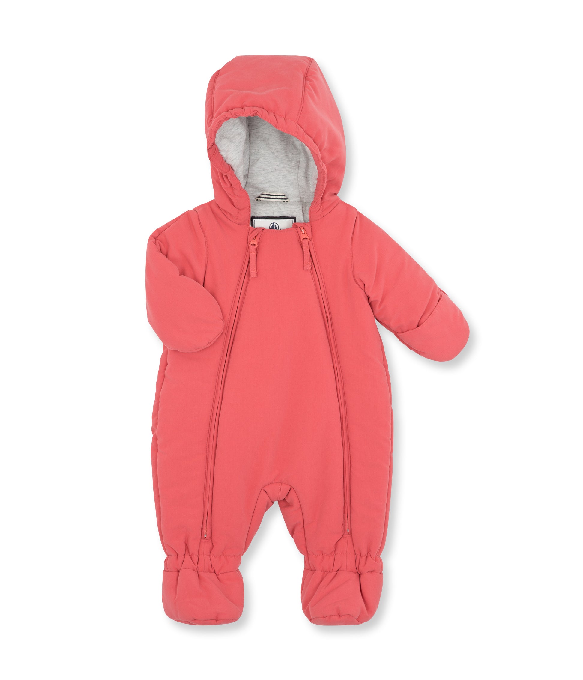 Baby Girls Pink Padded Down Babysuits