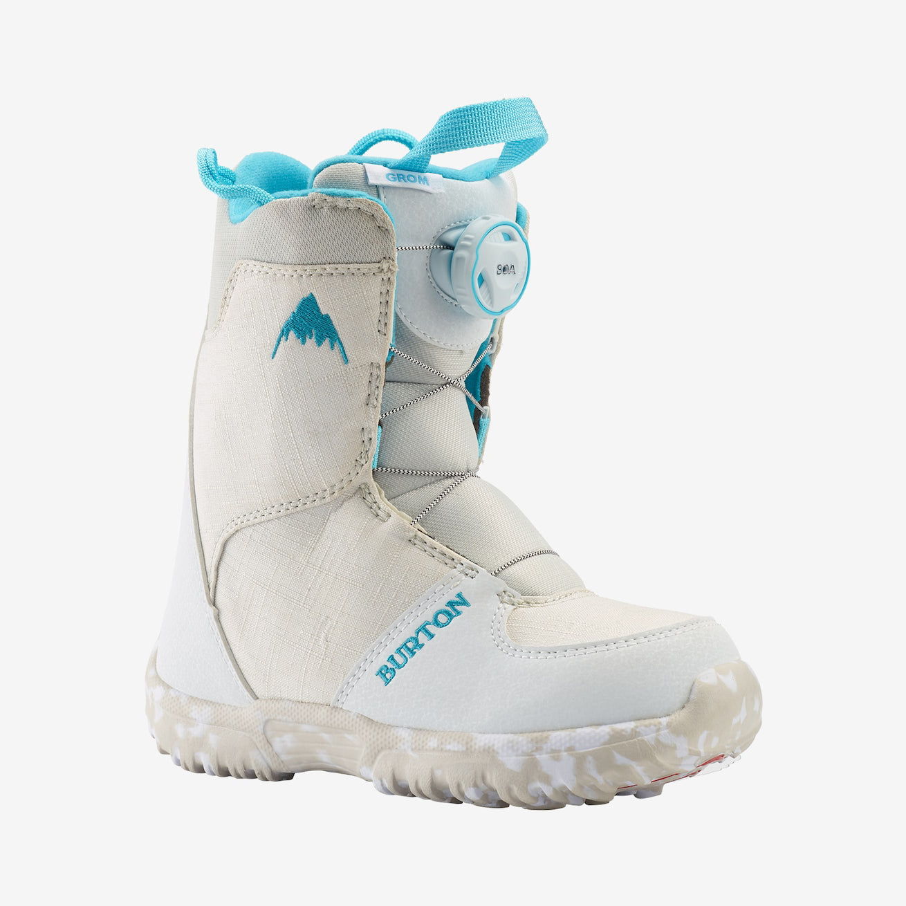 Boys & Girls White "BOA" Snow Boots