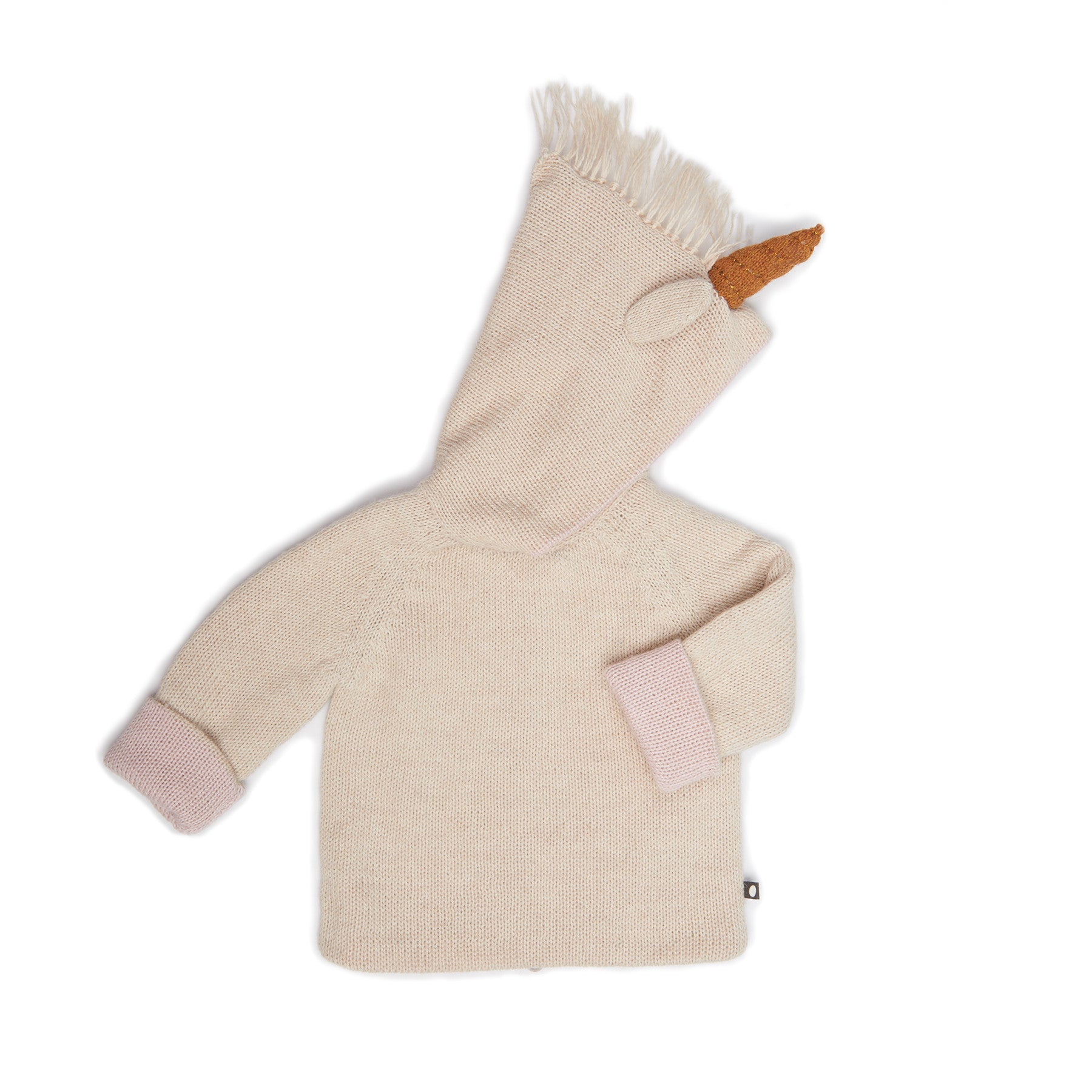 Baby White Hooded Unicorn Trims Sweater - CÉMAROSE | Children's Fashion Store