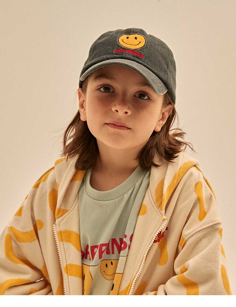 Boys & Girls Black Denim Ball Cap