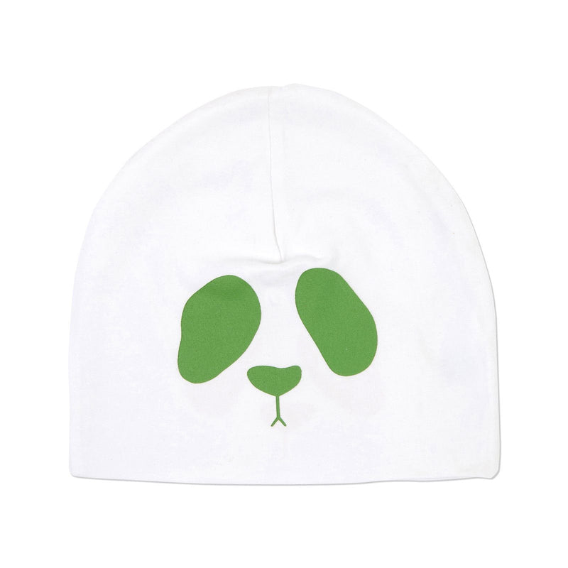 Boys&Girls White Printed Trims Cotton Beanie - CÉMAROSE | Children's Fashion Store - 1