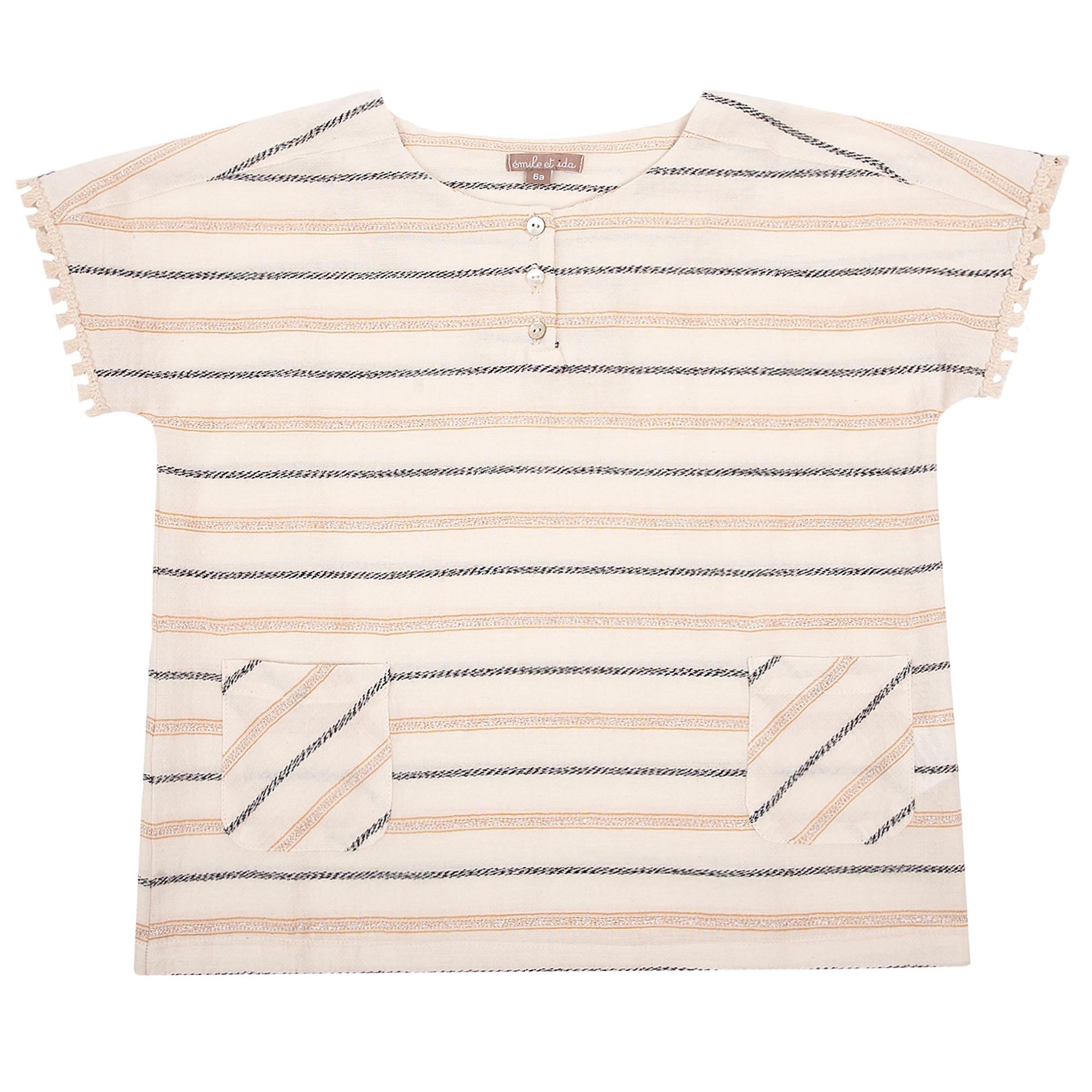 Girls Stripes Cotton Top