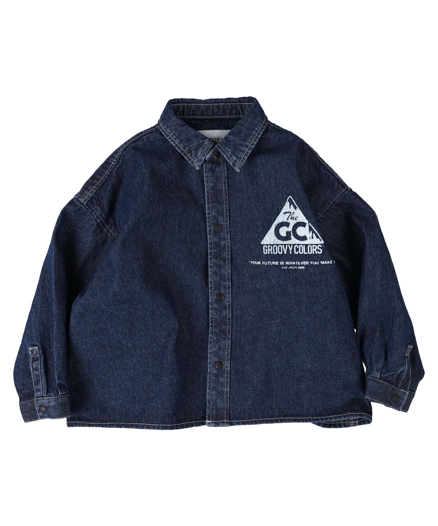 Boys & Girls Navy Denim Shirt