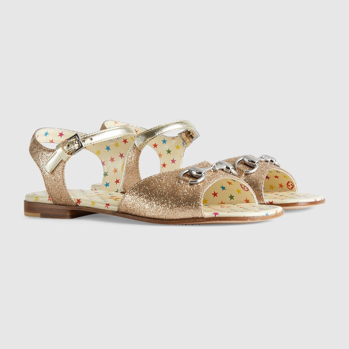 Girls Gold Sandals