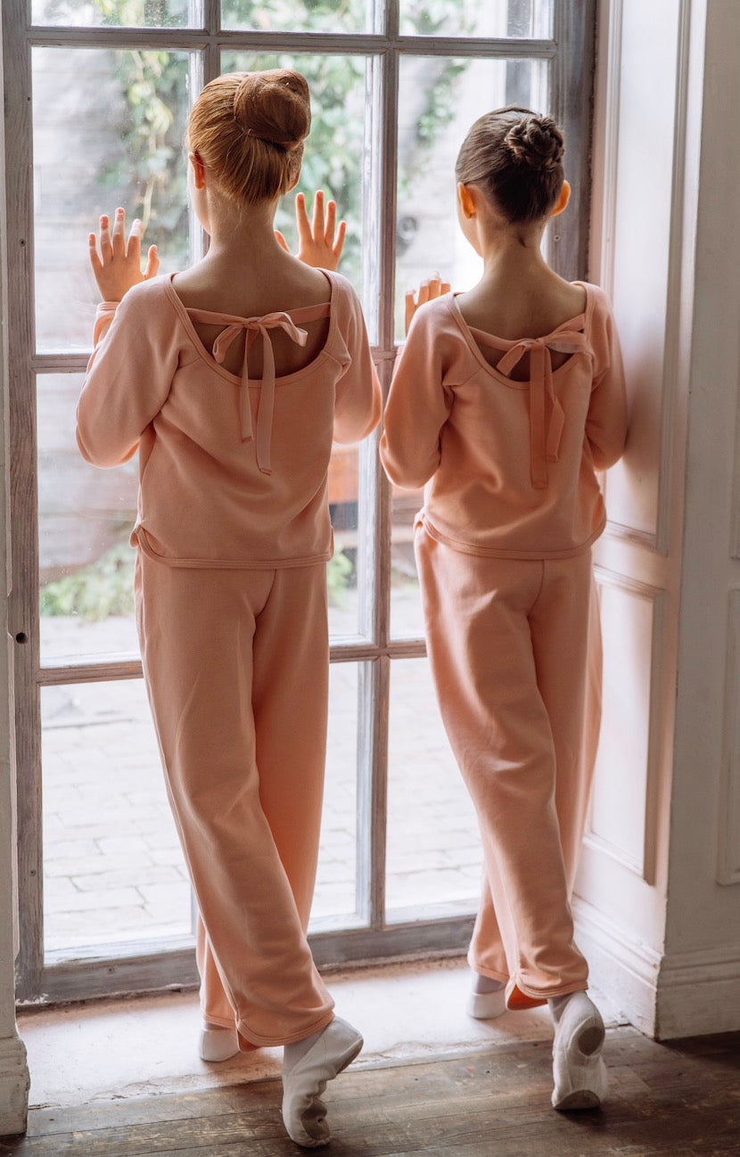 Girls Pink Ballet Set