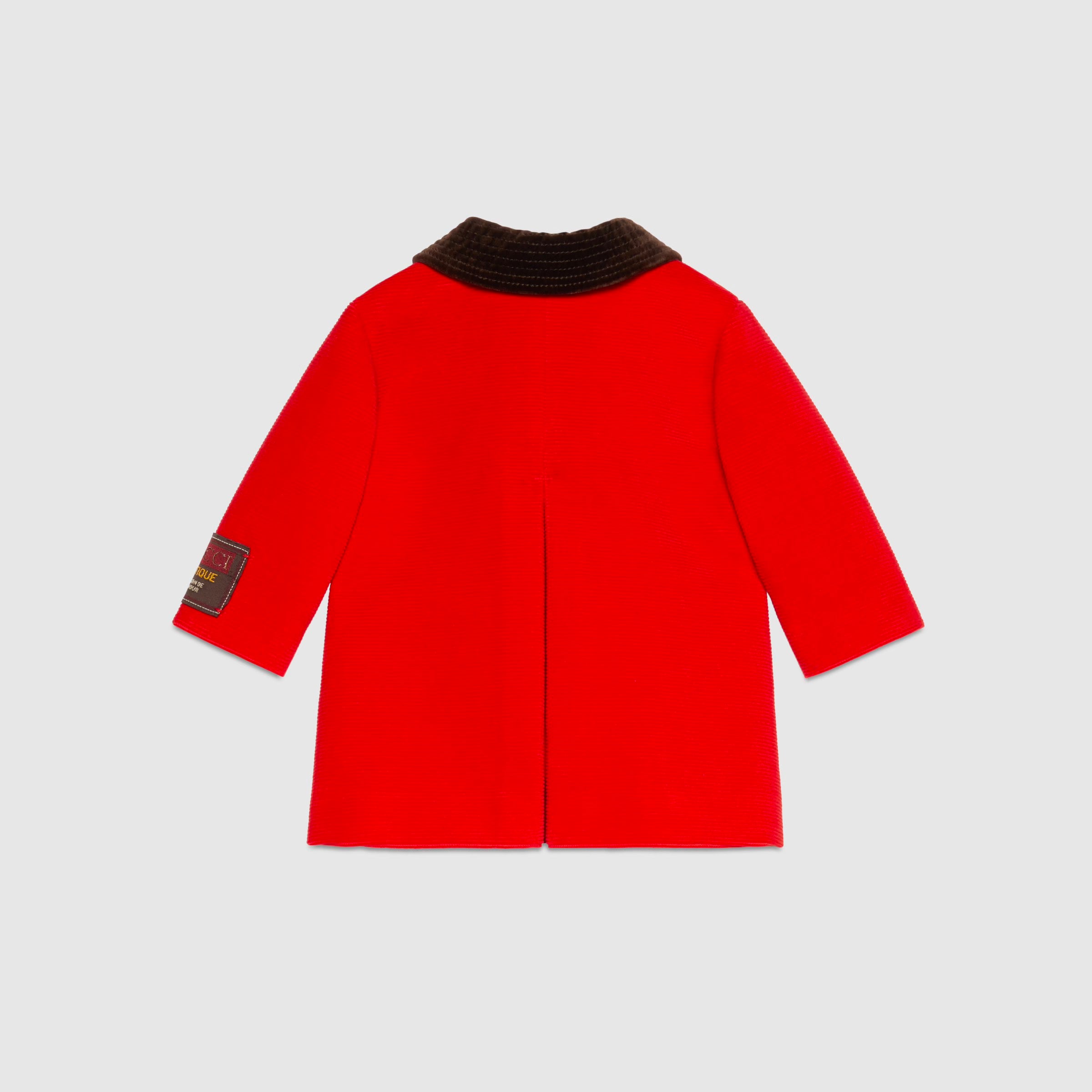 Baby Boys & Girls Red Cotton Coat