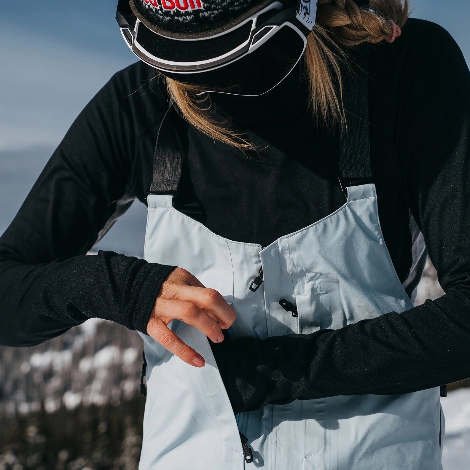 Girls Light Blue Snow Trousers