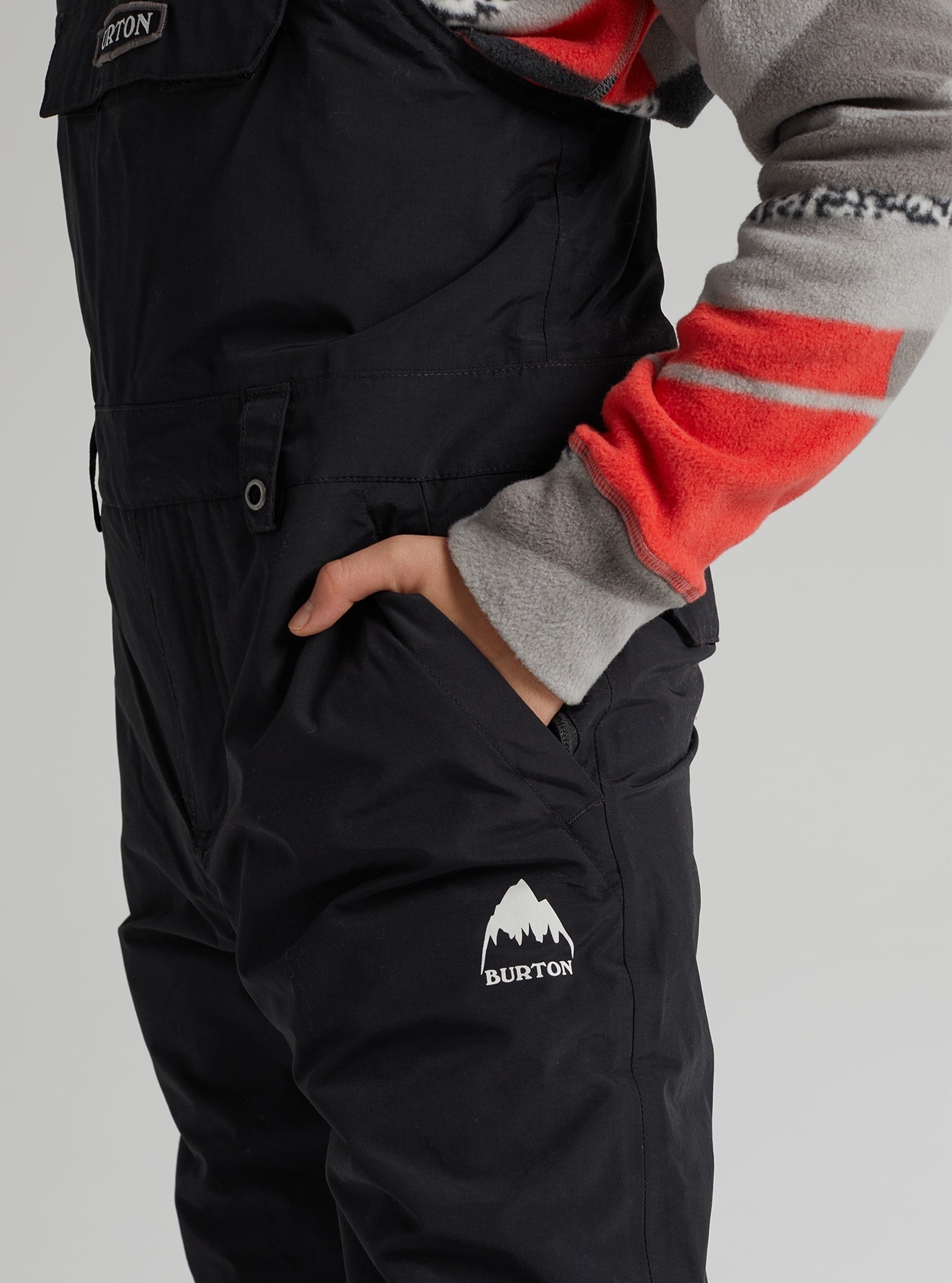 Boys & Girls Black Snow Trousers