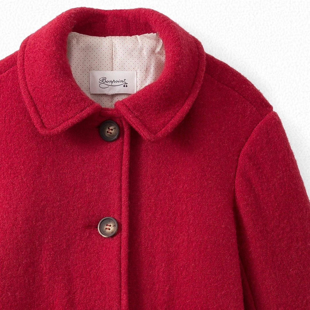 Girls Raspberry Coat