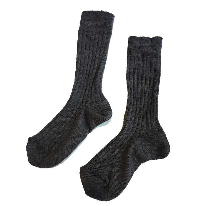 Boys & Girls Brown Coal Cotton Socks