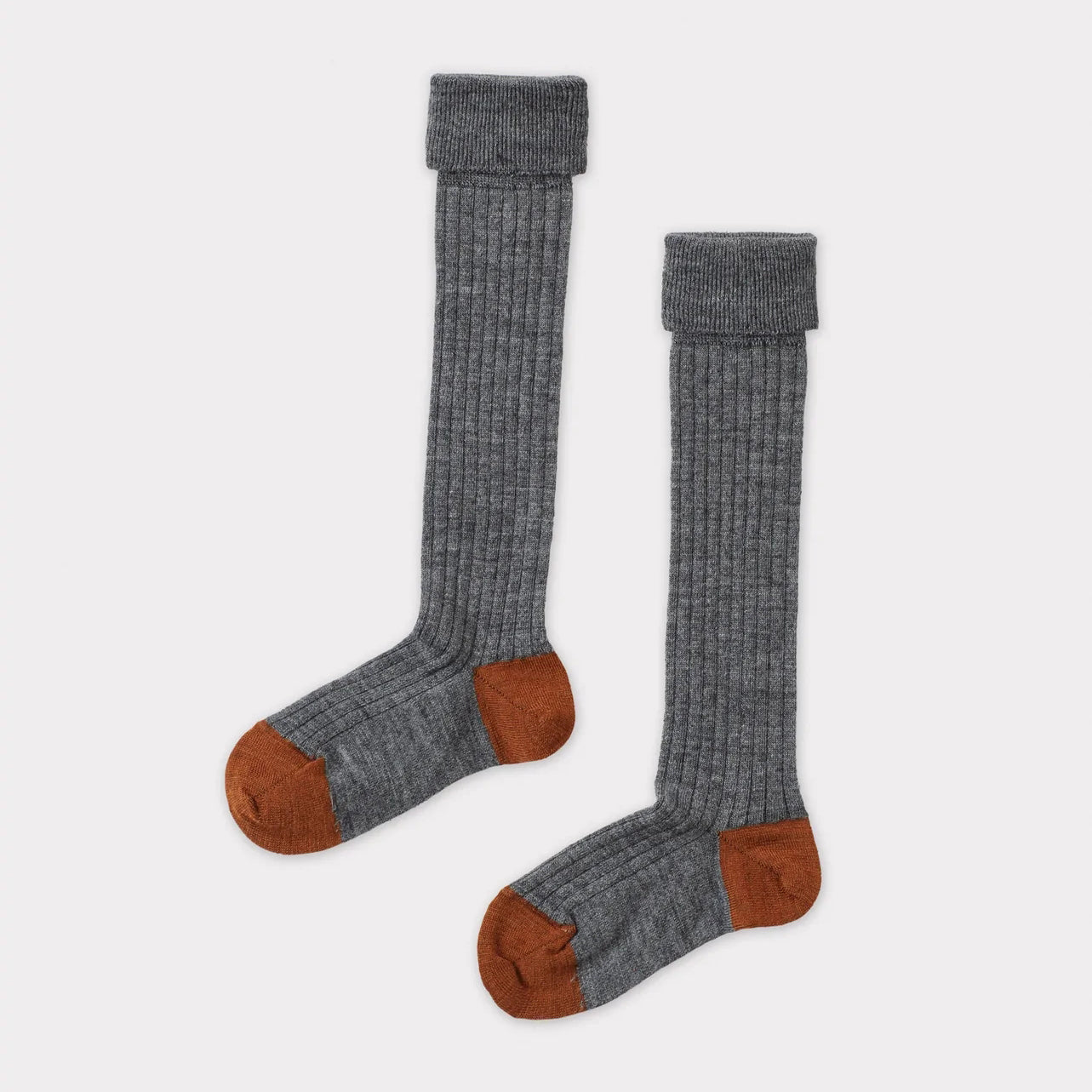 Boys & Girls Grey Cotton Socks