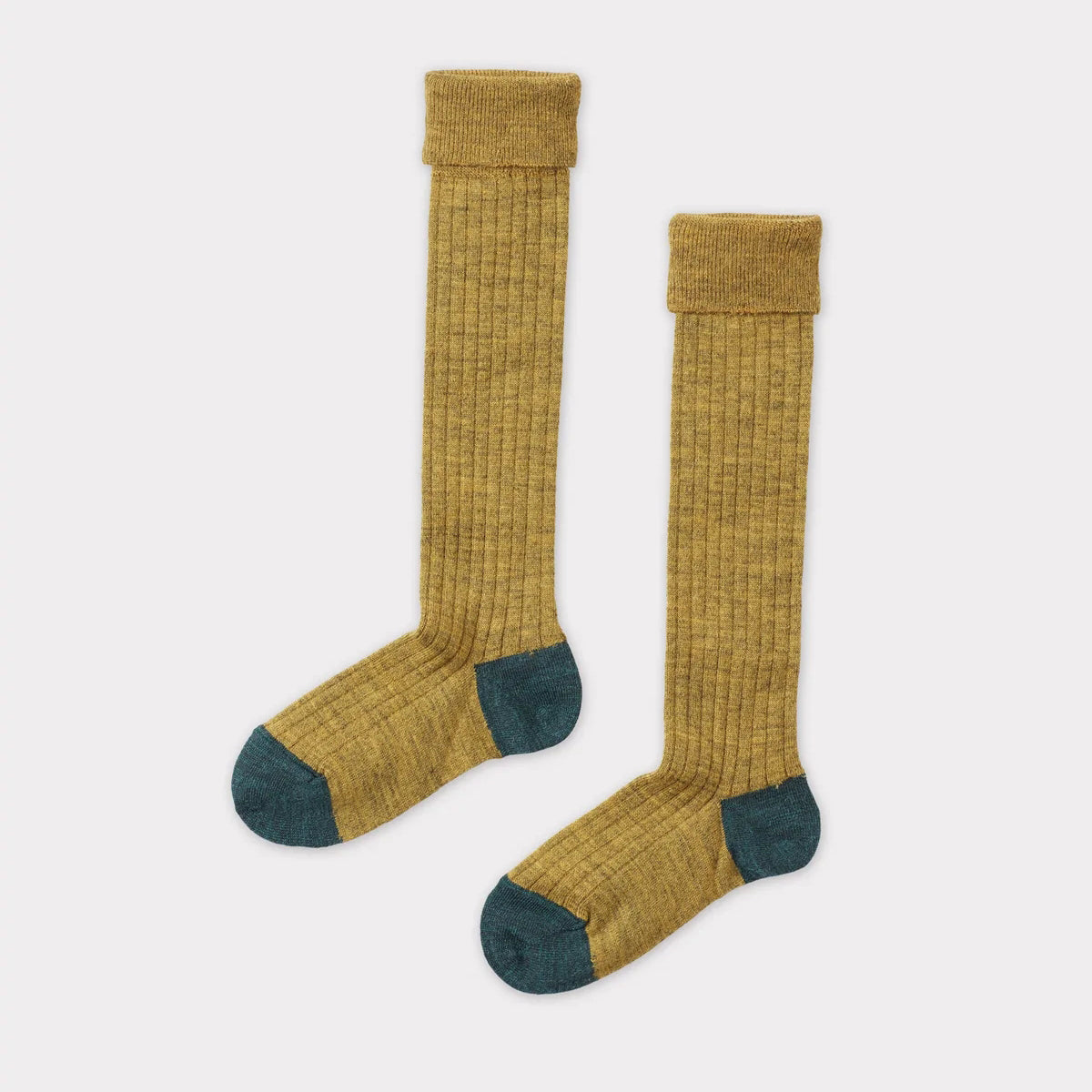 Boys & Girls Mustard Cotton Socks