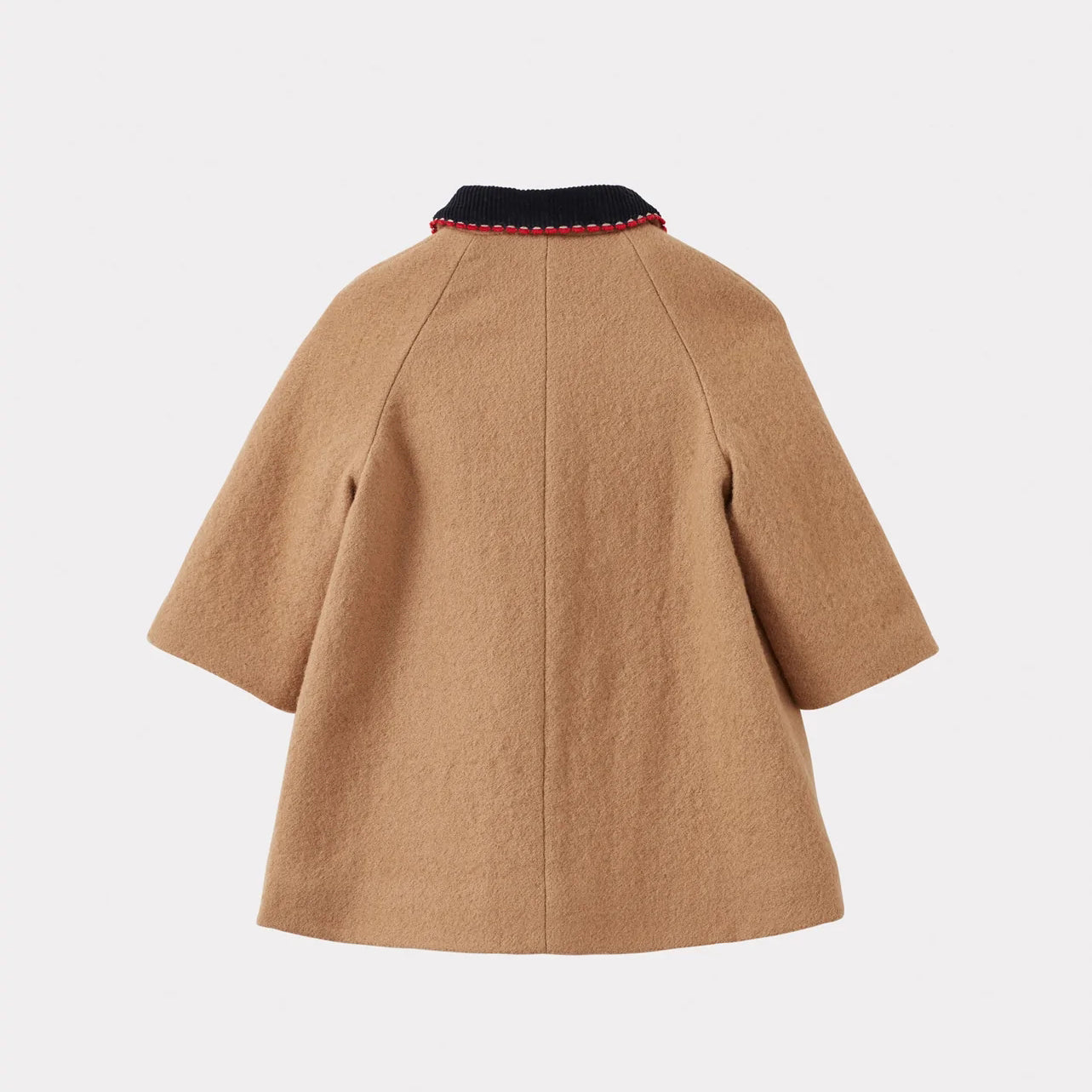 Boys & Girls Camel Wool Coat
