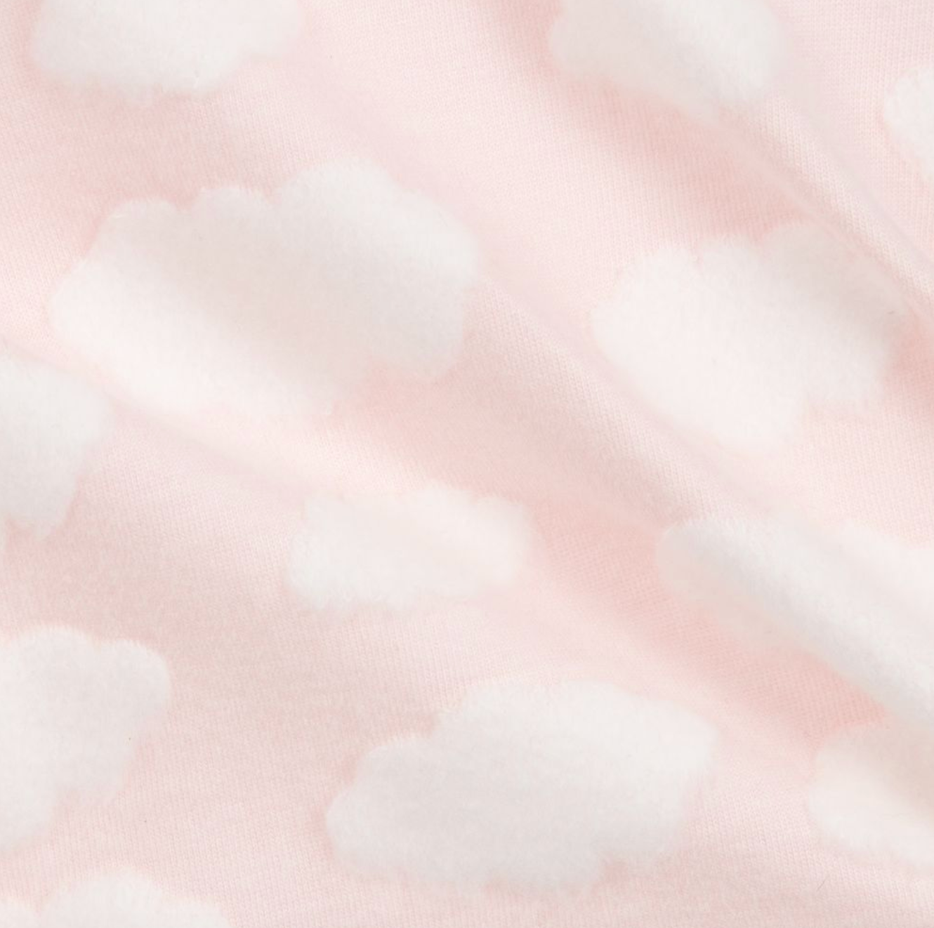 Baby Girls Light Pink Clouds Cotton Dress