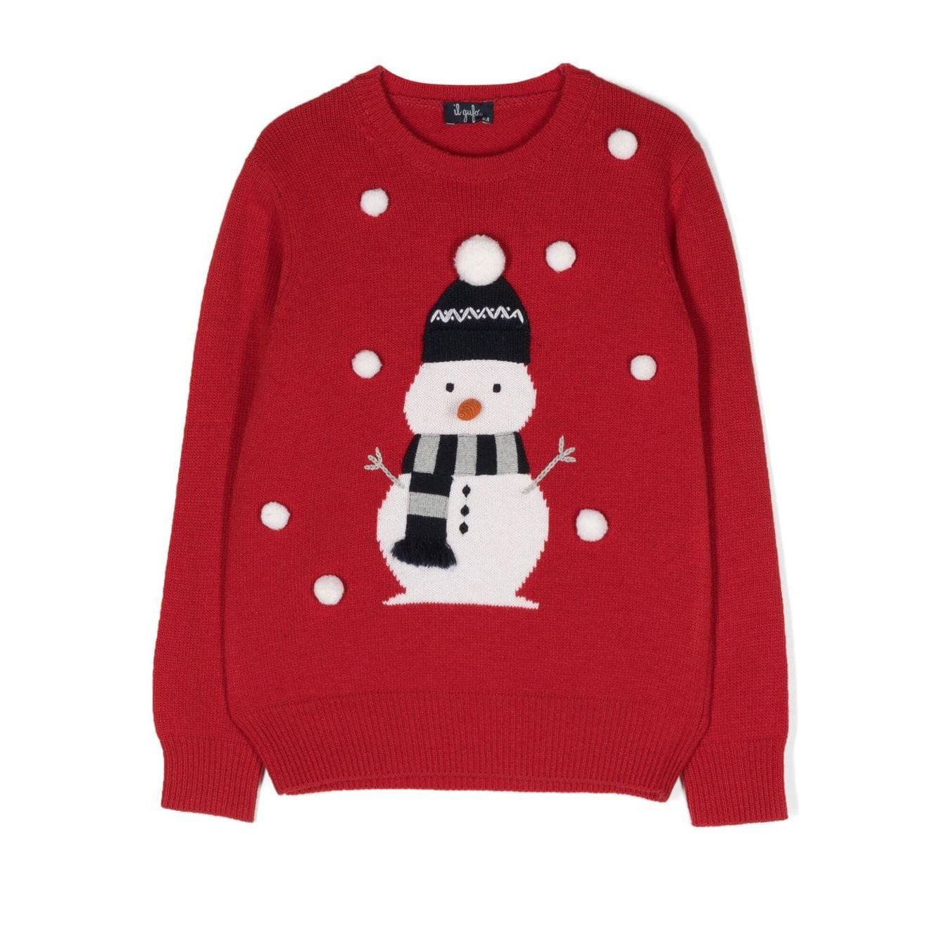 Boys & Girls Red Wool Sweater