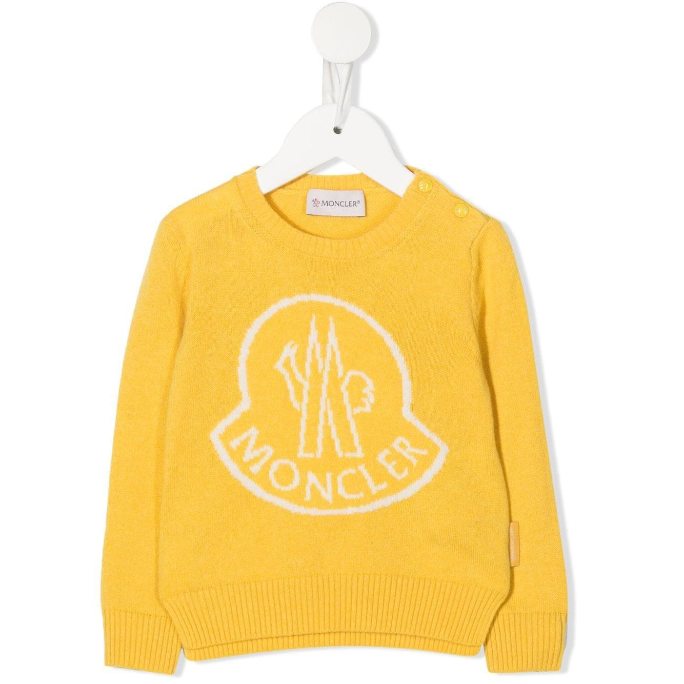 Baby Boys & Girls Yellow Wool Sweater