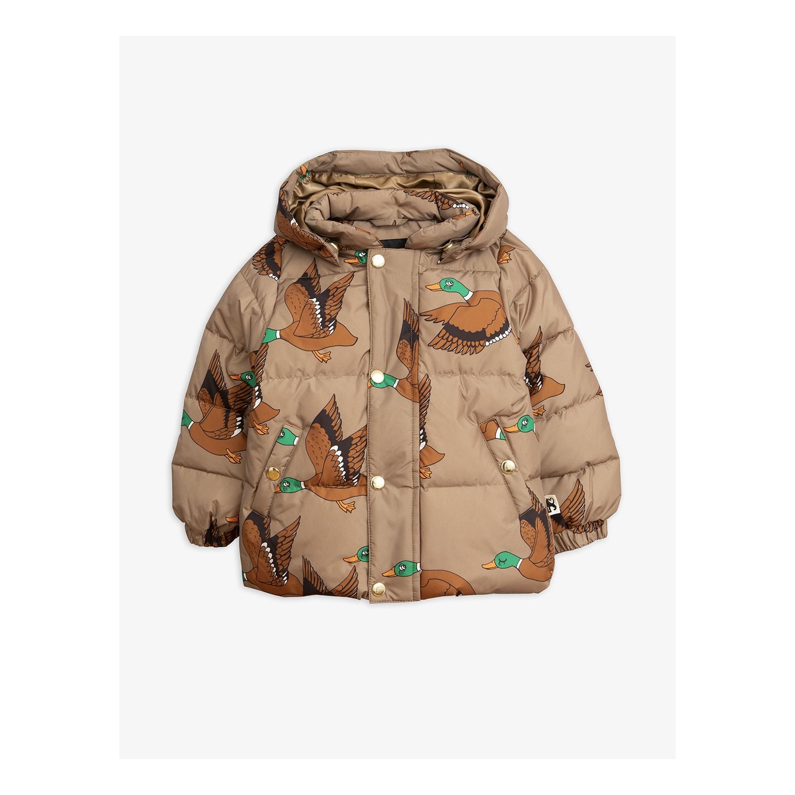 Boys & Girls Brown Ducks Puffer Jacket