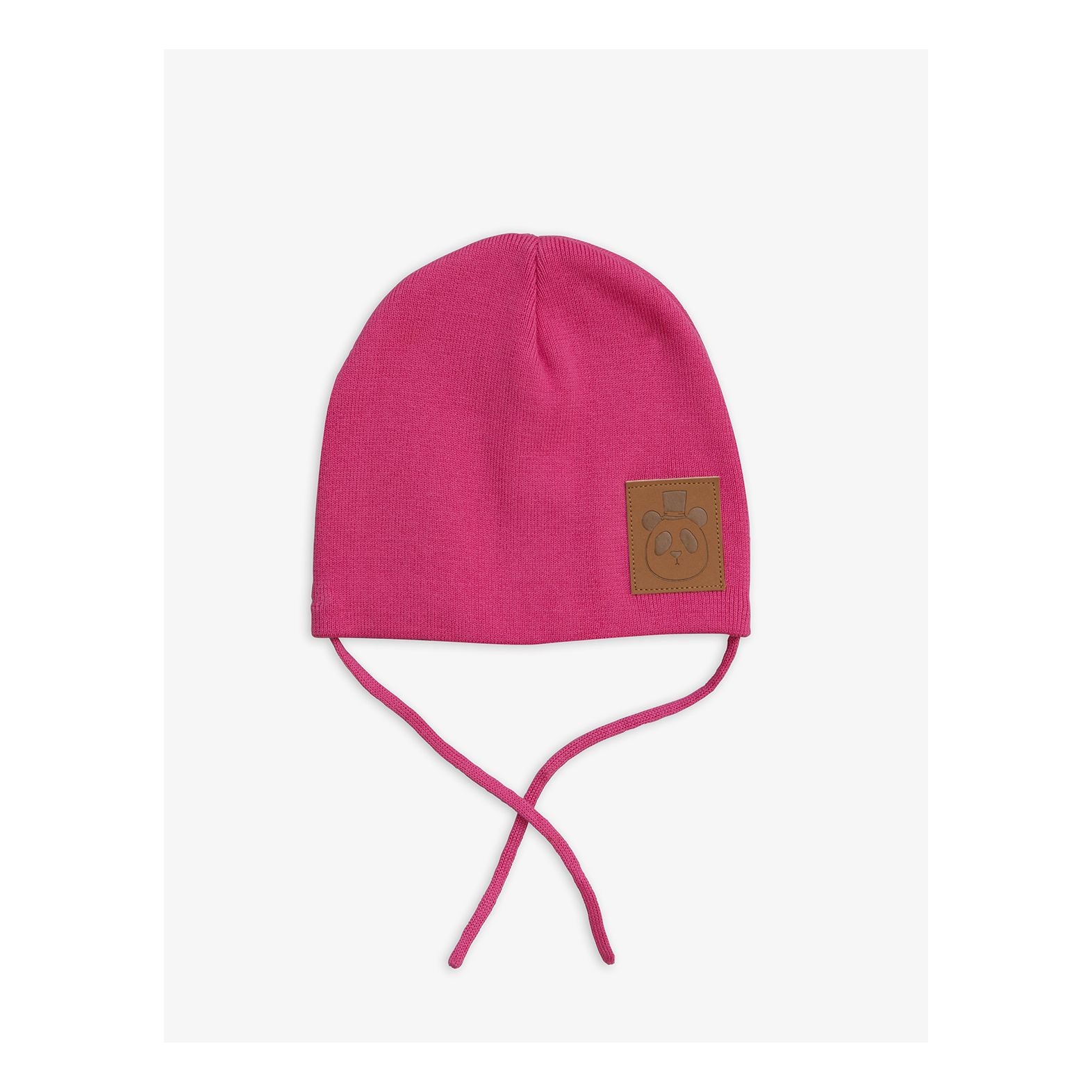Baby Pink Organic Cotton Panda Hat