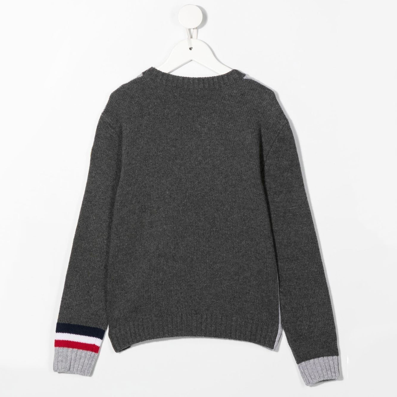 Boys Grey Wool Sweater
