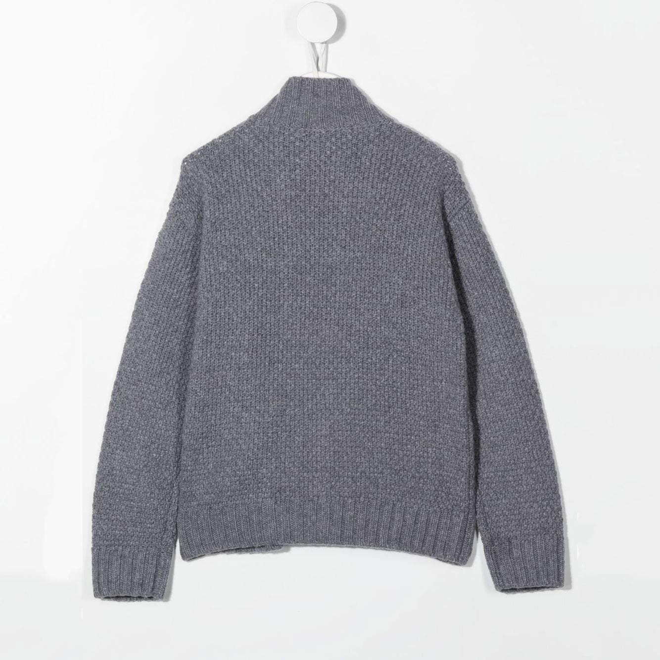 Boys Grey Wool Cardigan