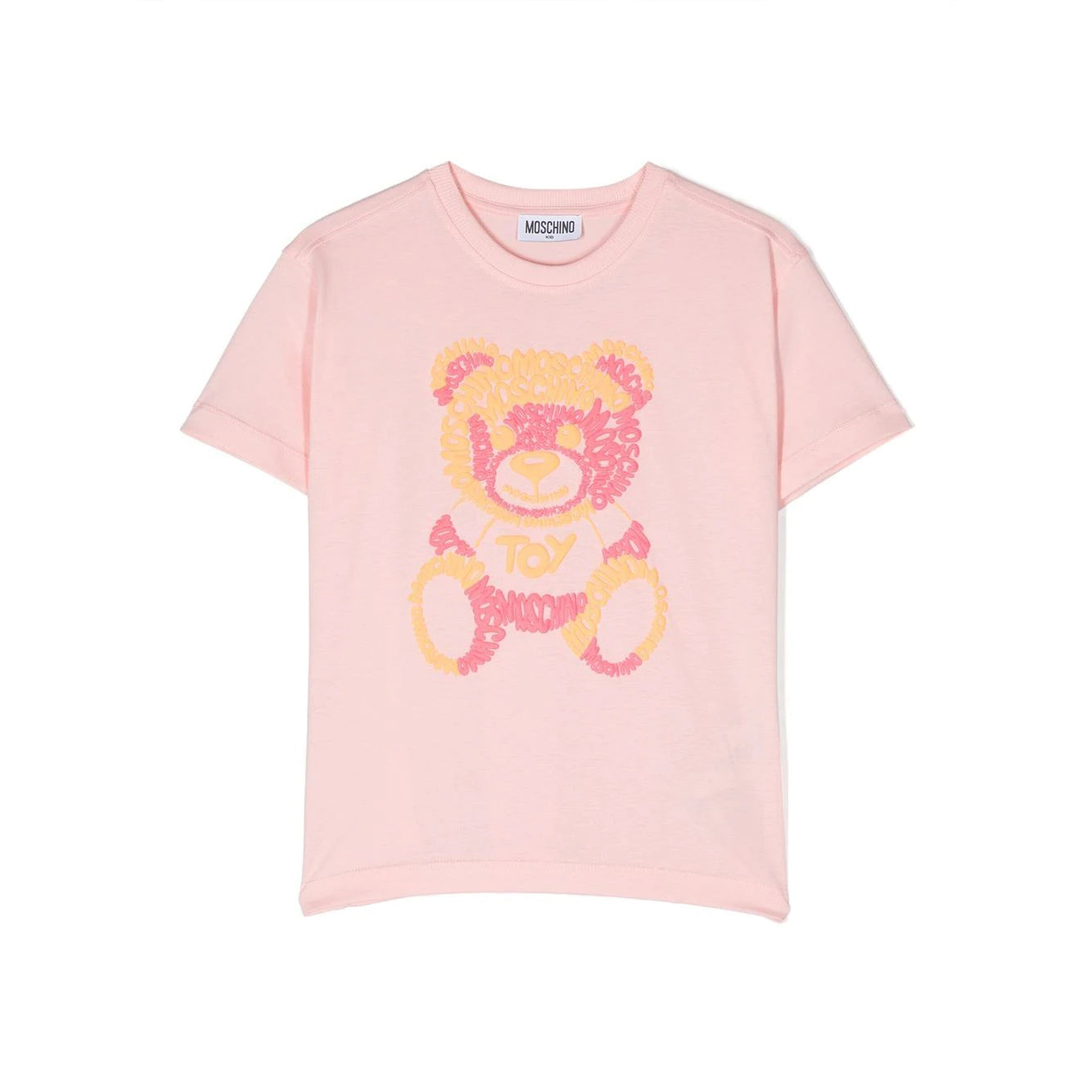 Boys & Girls Pink Toy Cotton T-Shirt