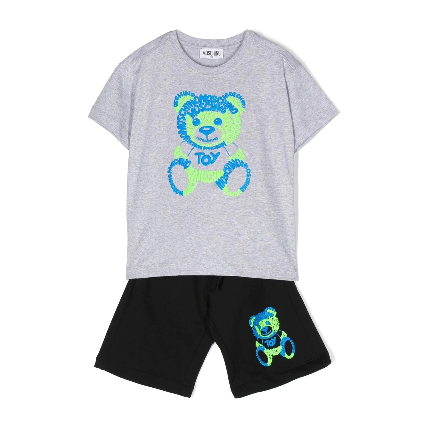 Boys Grey Toy Cotton Set