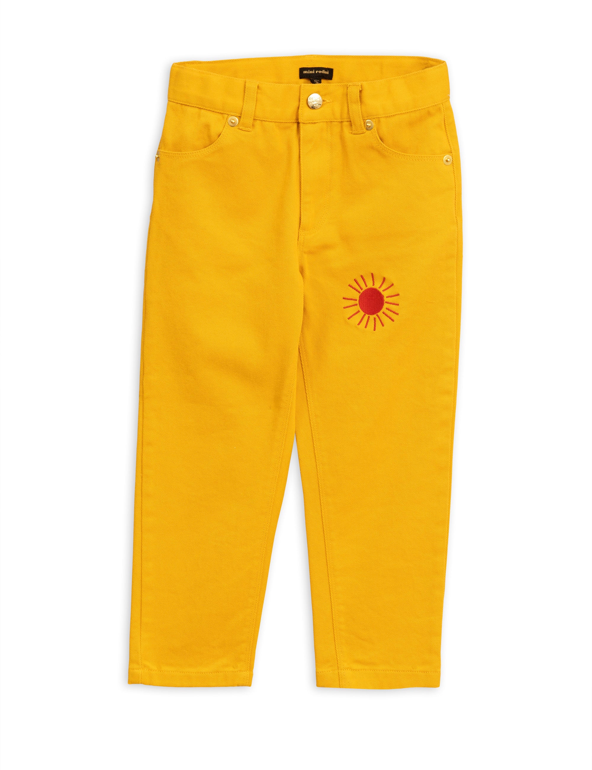 Girls Yellow Sun Denim Trousers