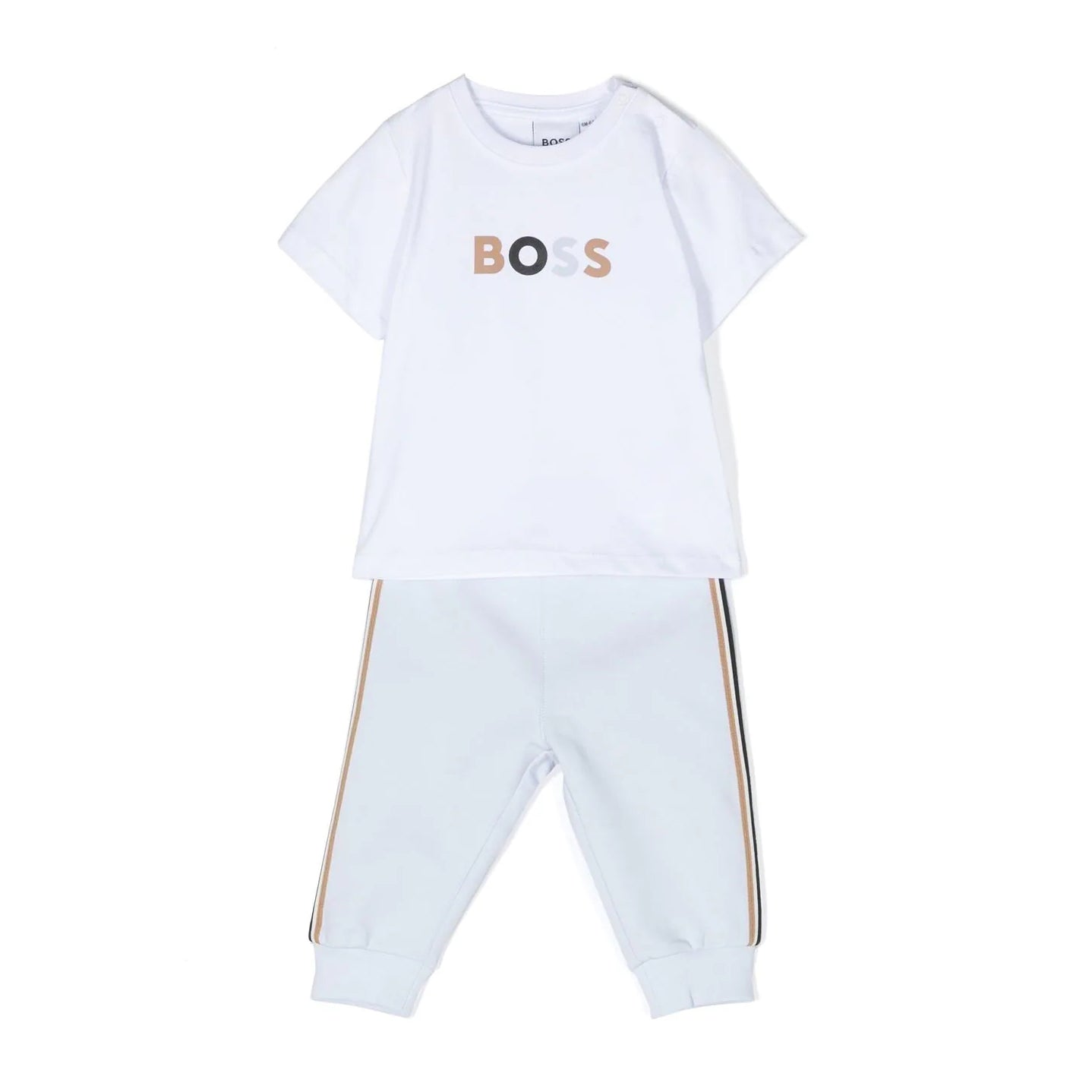 Baby Boys Light Blue Cotton Set